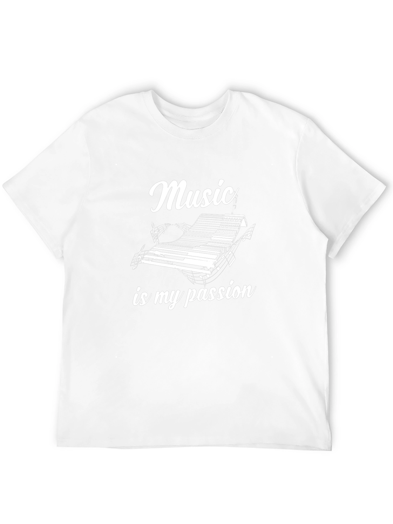 Music is My Passion Piano T-Shirt