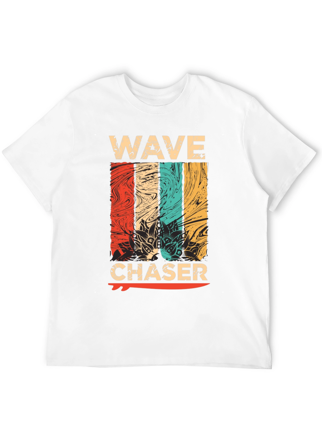Wave Chaser Graphic Tee - Retro Surf Style