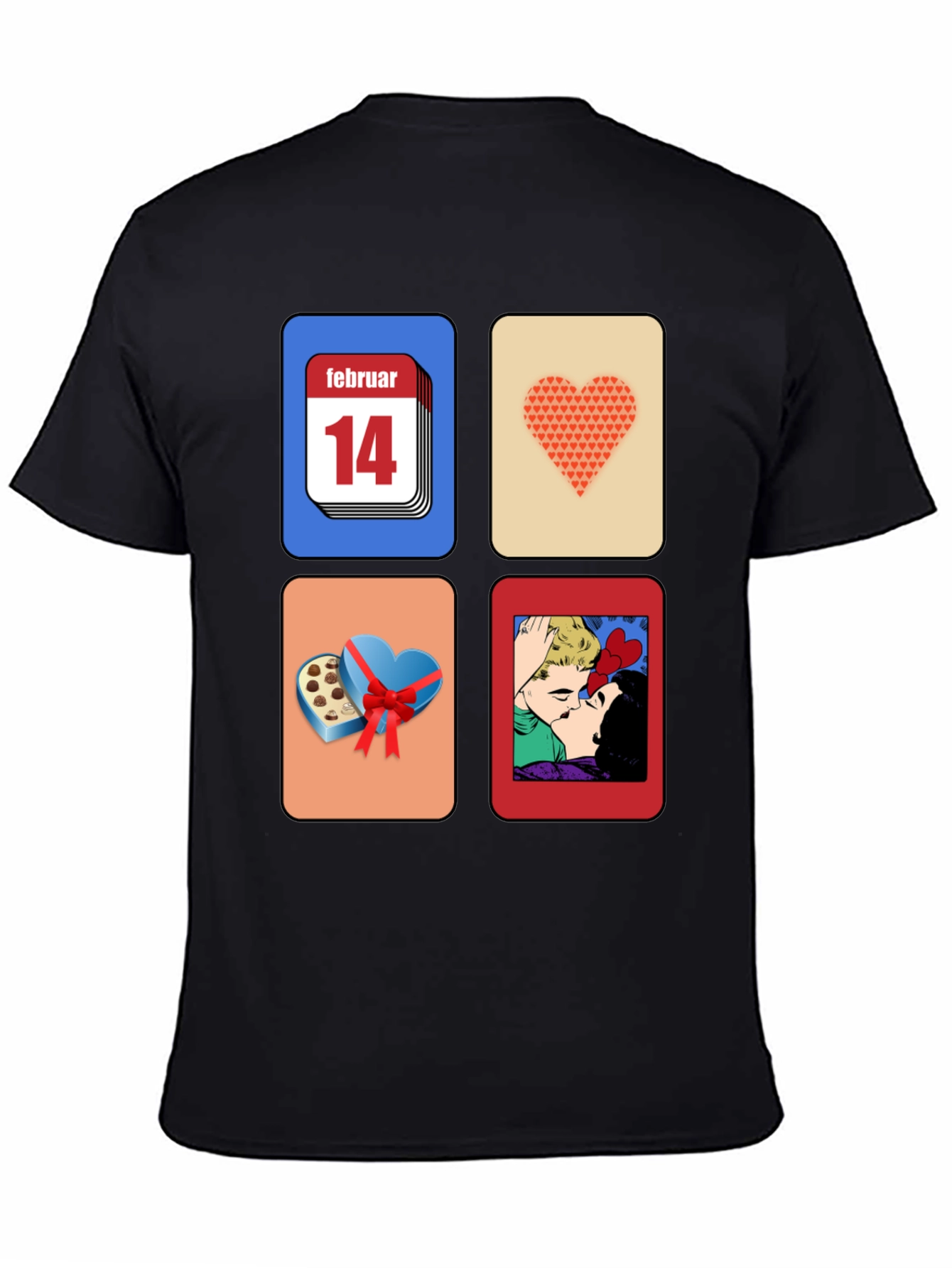 Valentines Day Graphic Tee - February 14th Design