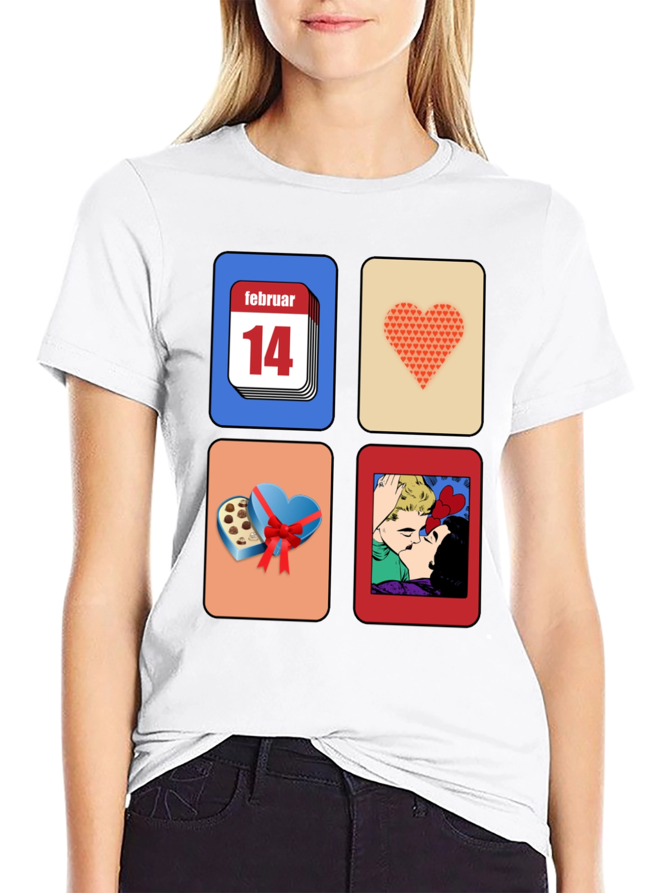 Valentines Day Graphic Tee - February 14th Design