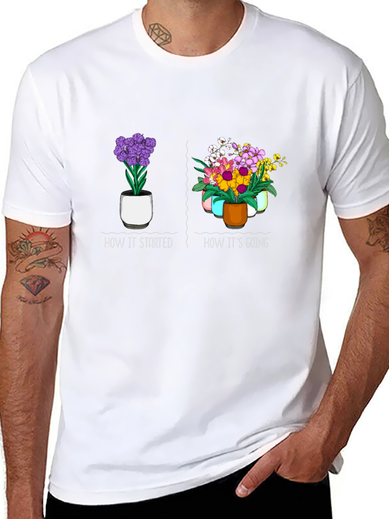 How it Started vs How Its Going T-Shirt