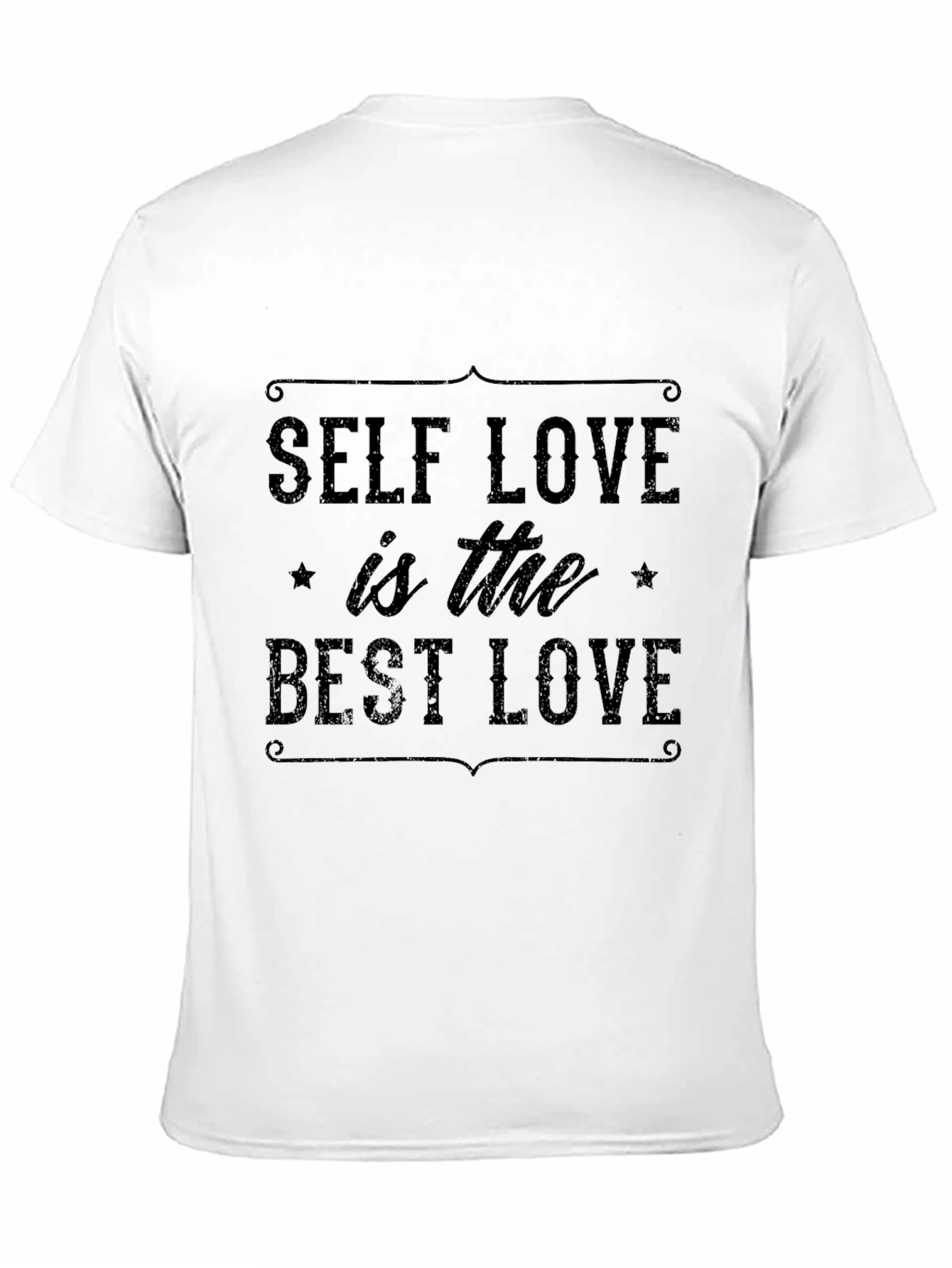 Self Love is the Best Love T-Shirt Black