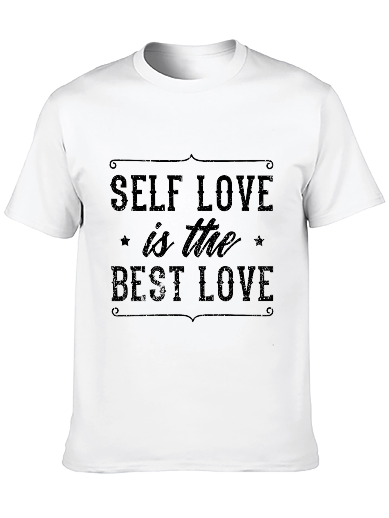 Self Love is the Best Love T-Shirt Black