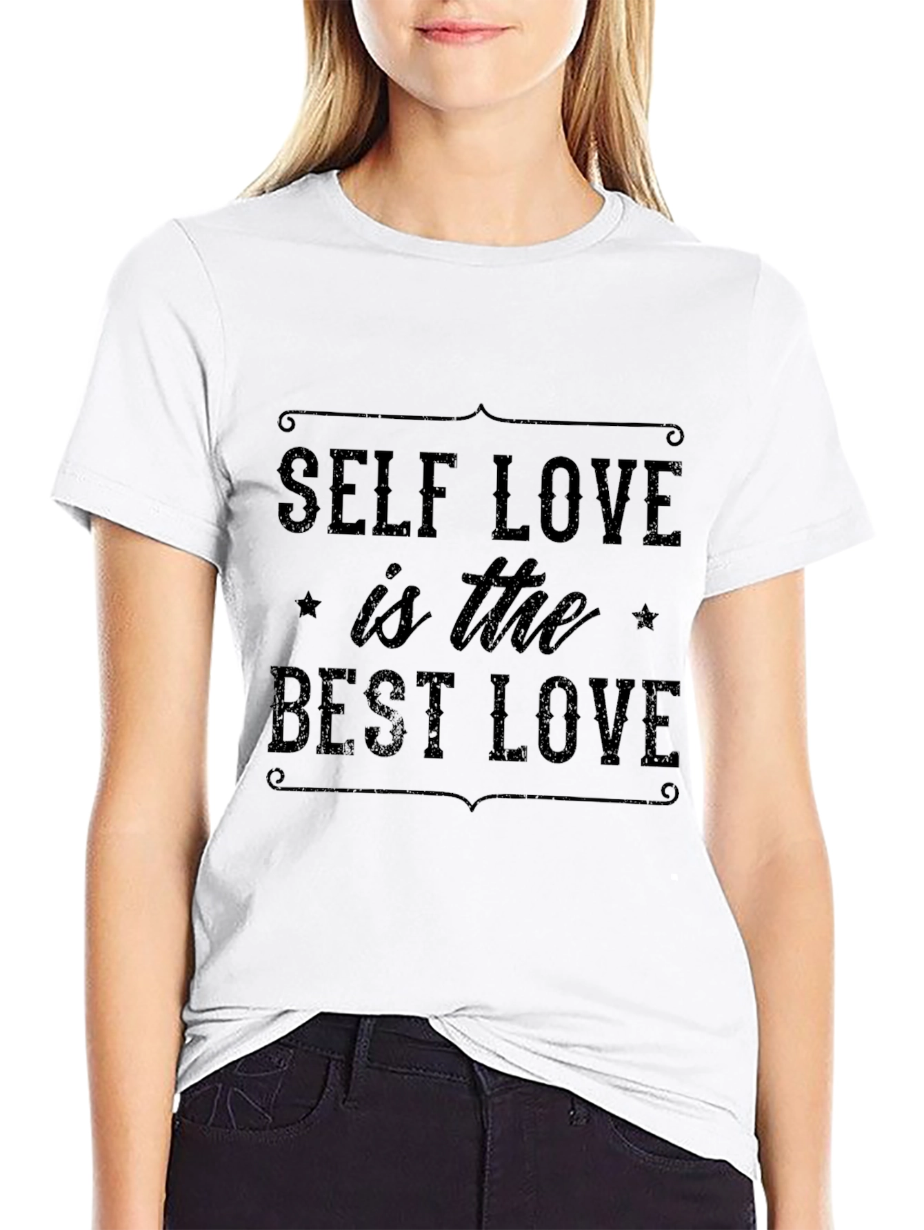 Self Love is the Best Love T-Shirt Black