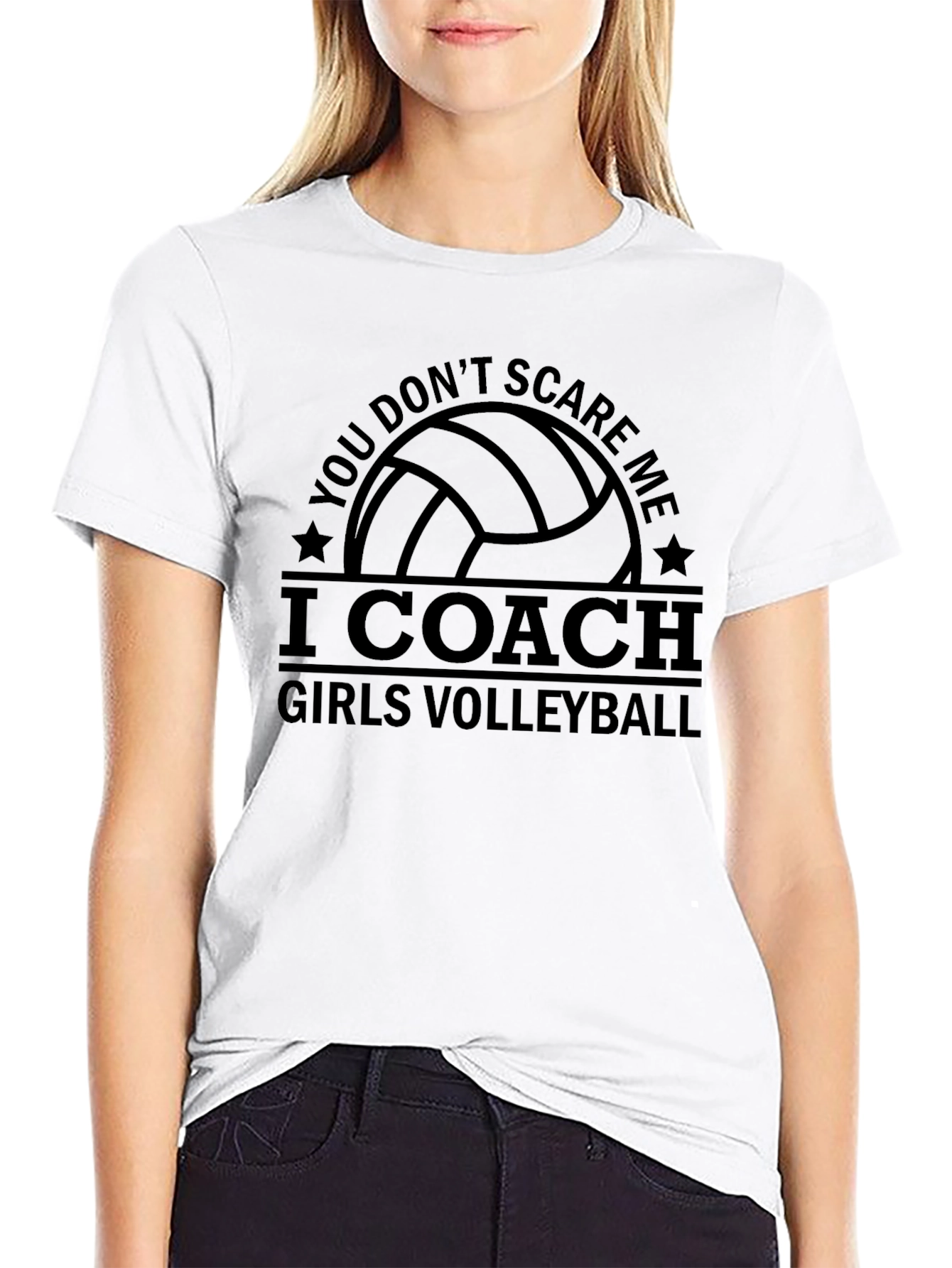 Volleyball Coach Graphic T-Shirt
