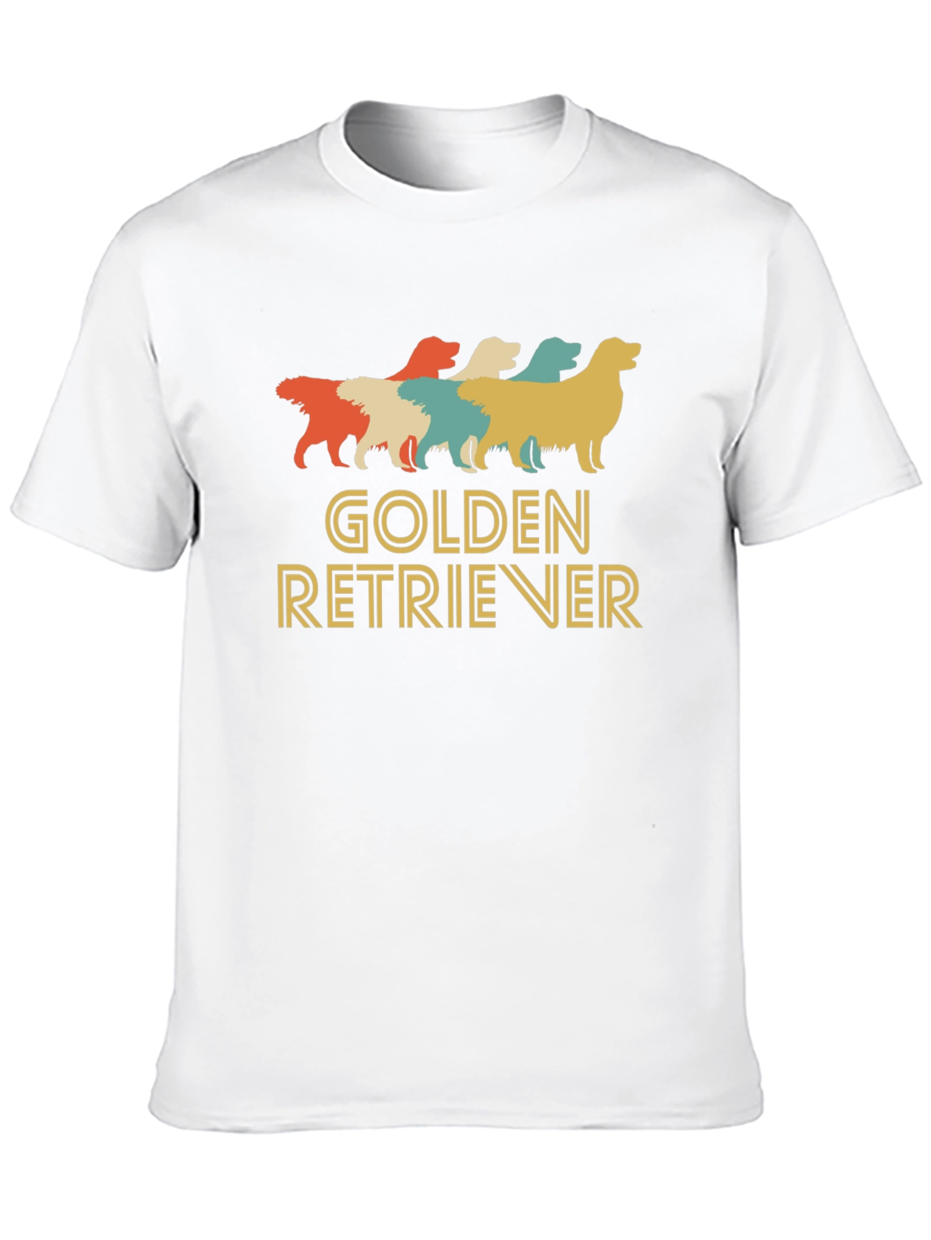 Retro Golden Retriever T-Shirt