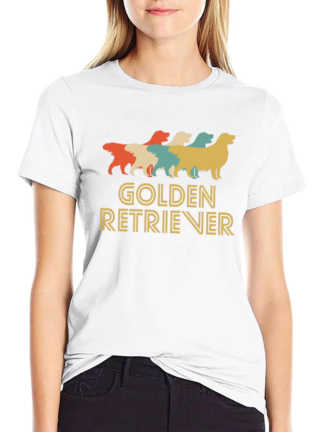Retro Golden Retriever T-Shirt