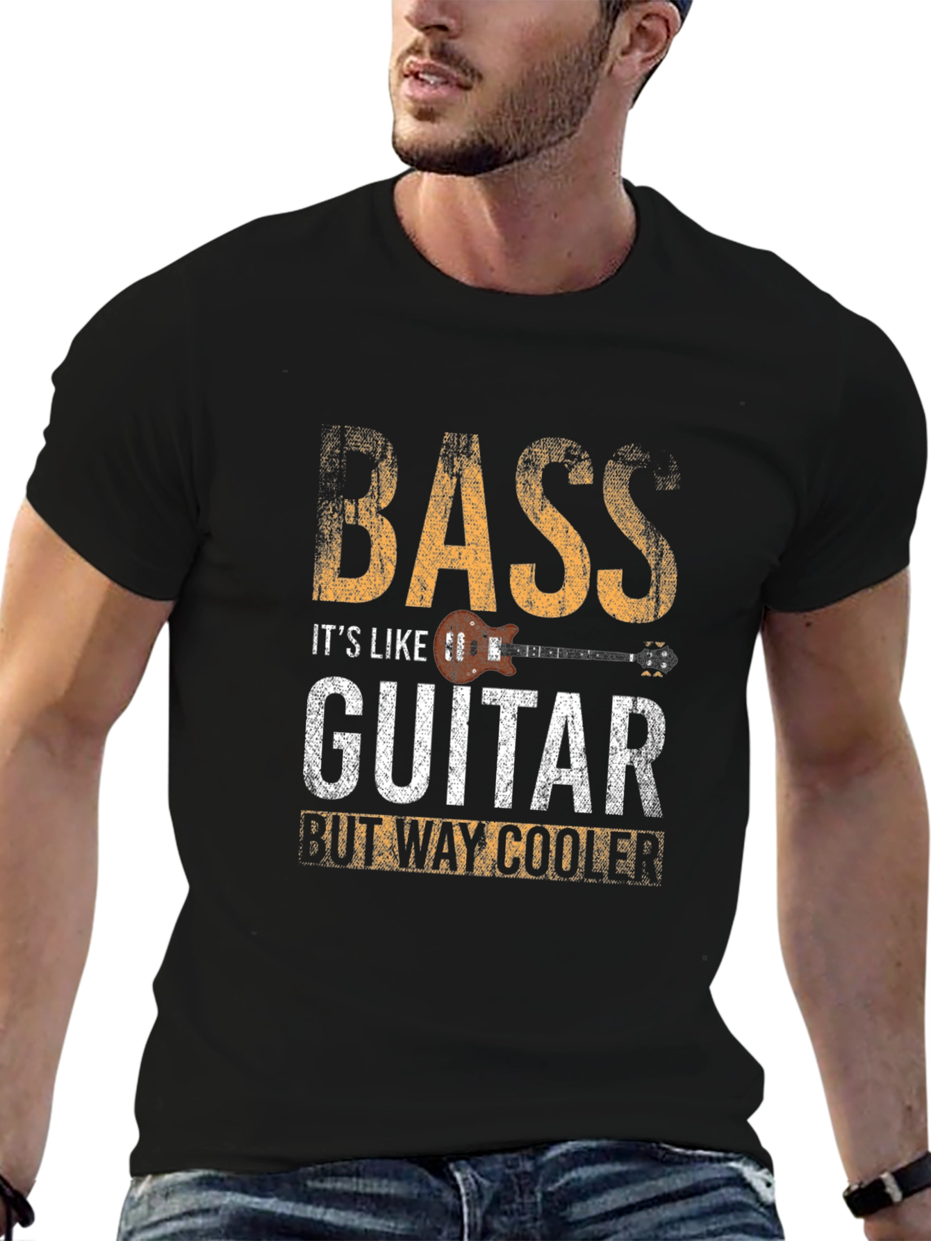 Bass Guitar Way Cooler Graphic Tee