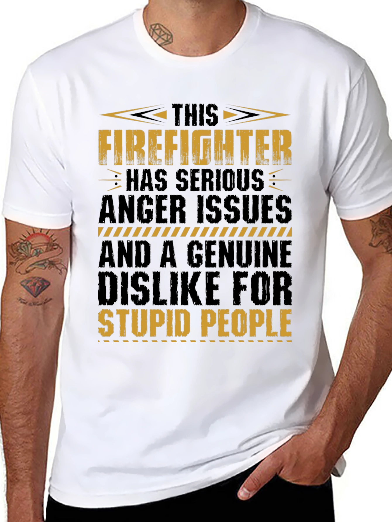 Firefighter Anger Issues Graphic Tee