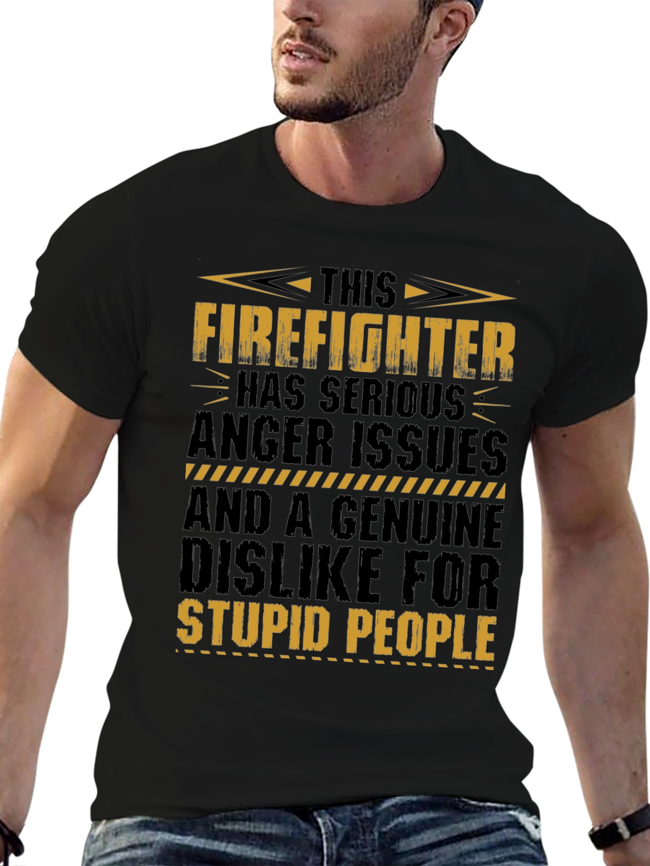 Firefighter Anger Issues Graphic Tee