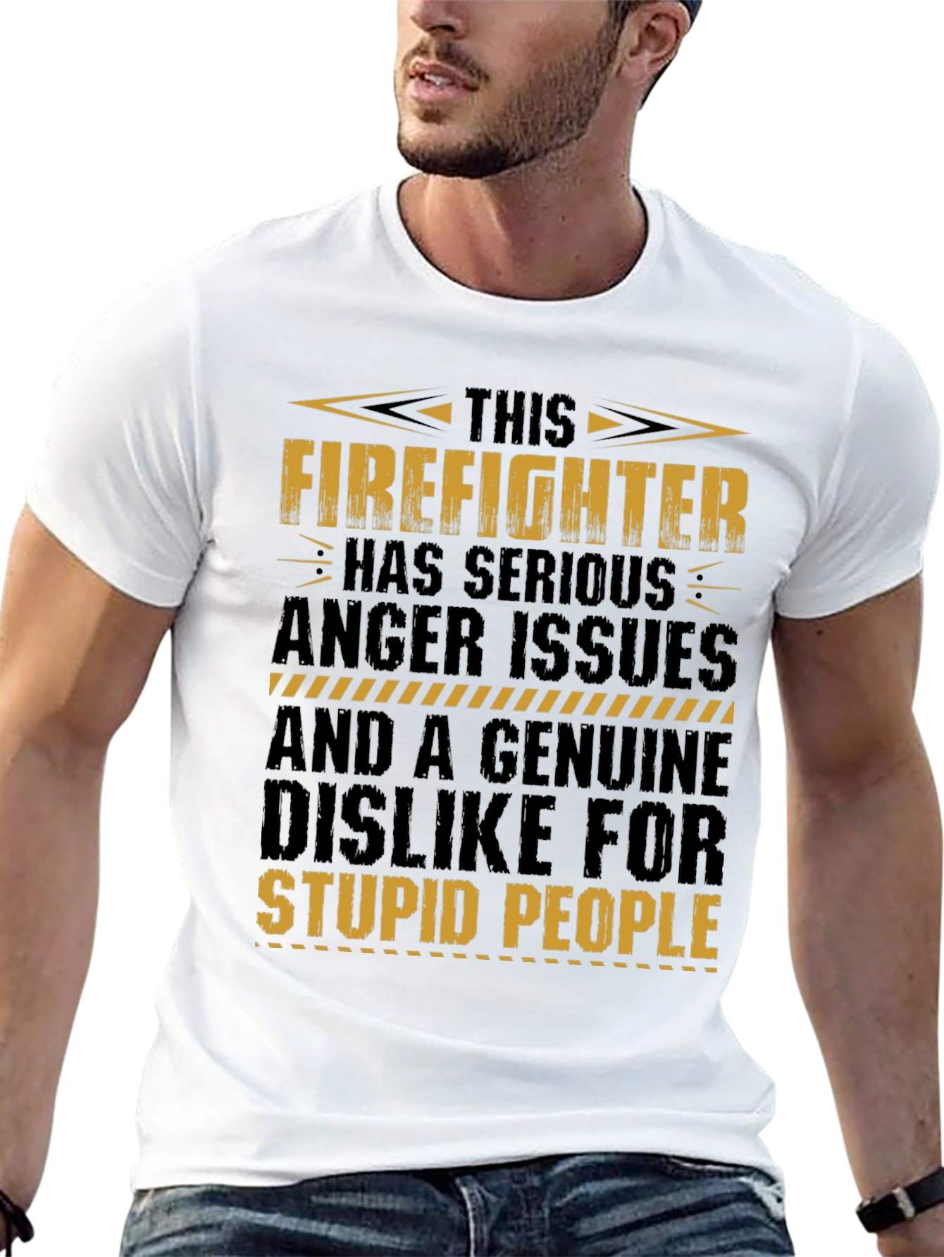 Firefighter Anger Issues Graphic Tee
