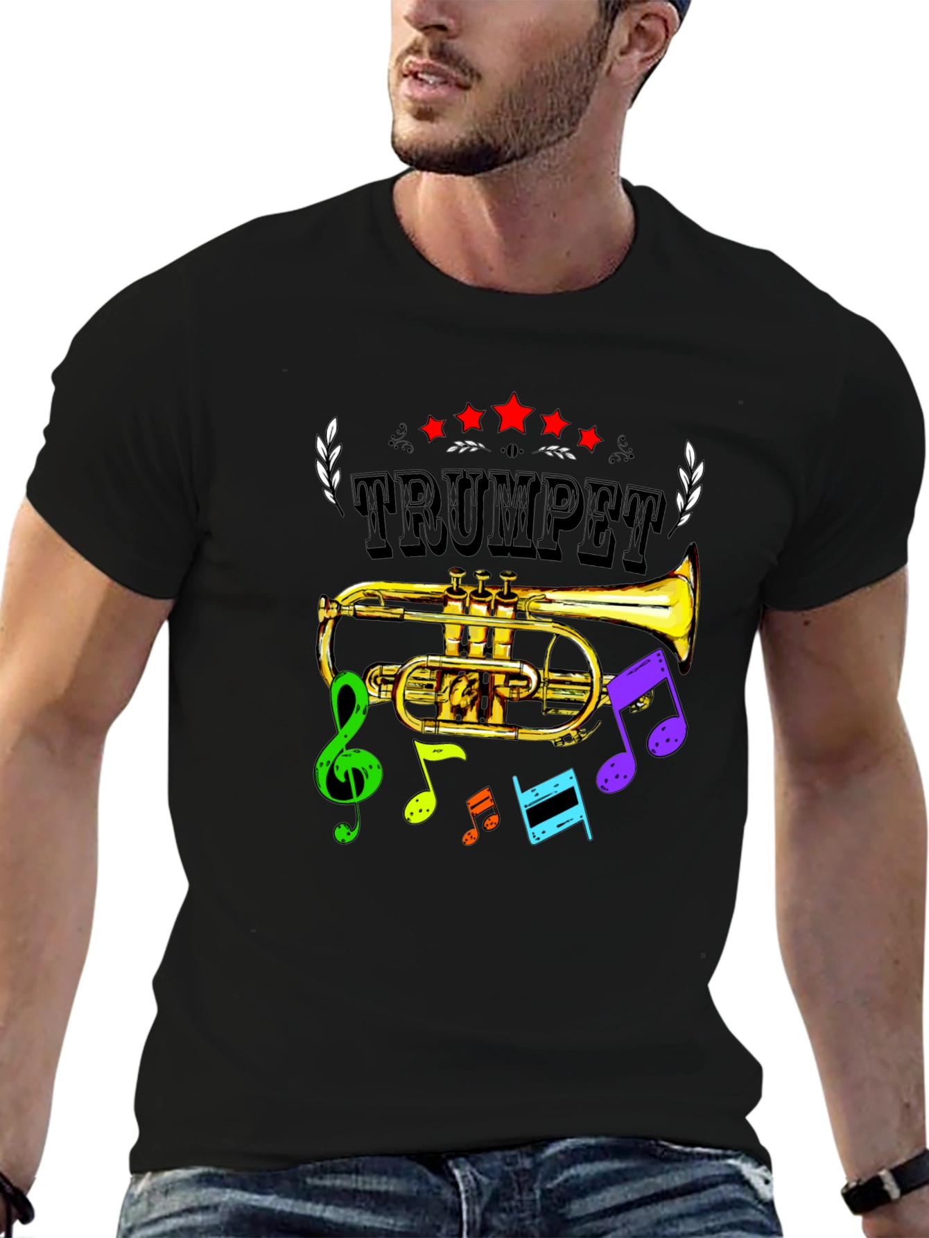 Trumpet Music Tee - Musicians Delight