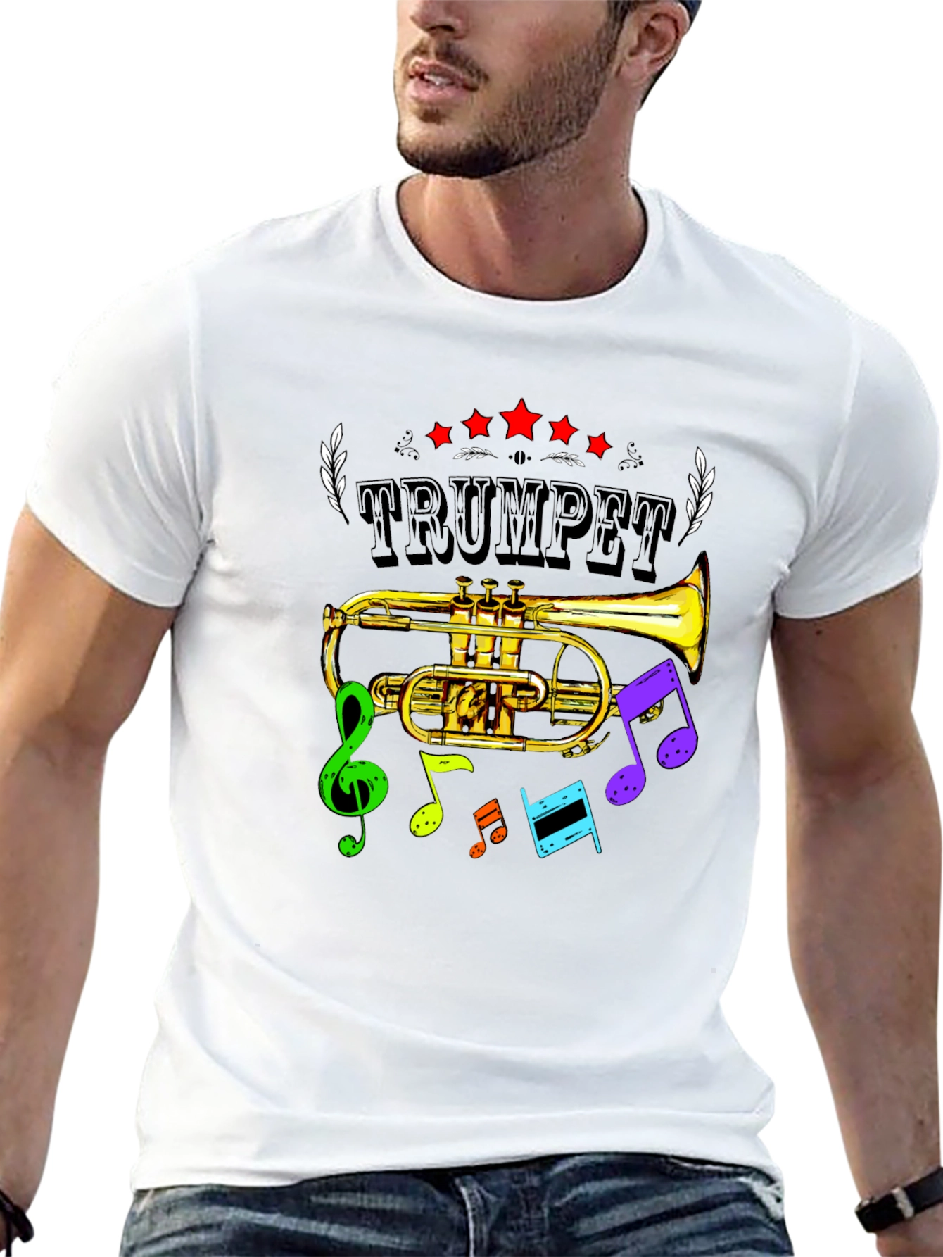 Trumpet Music Tee - Musicians Delight