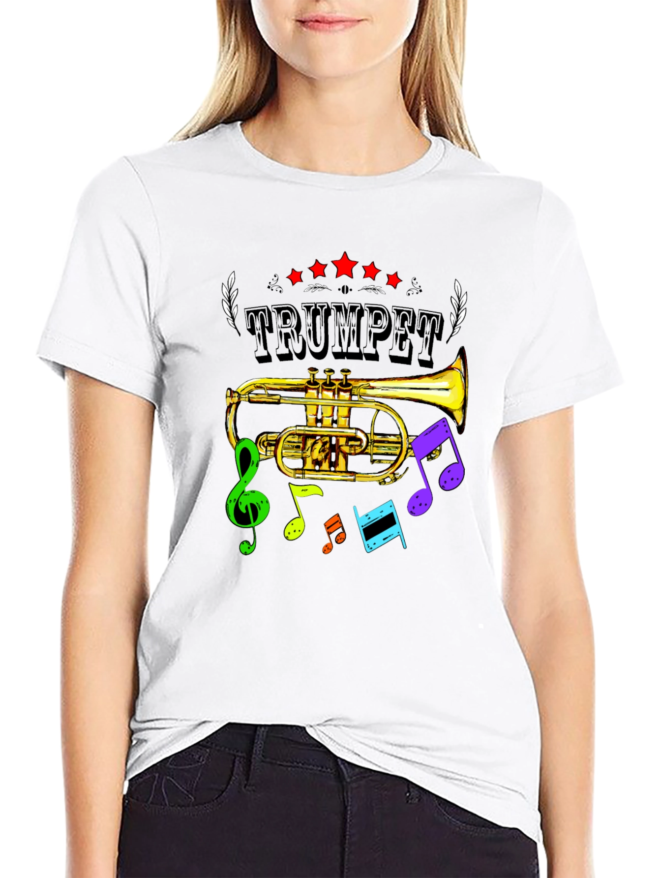 Trumpet Music Tee - Musicians Delight