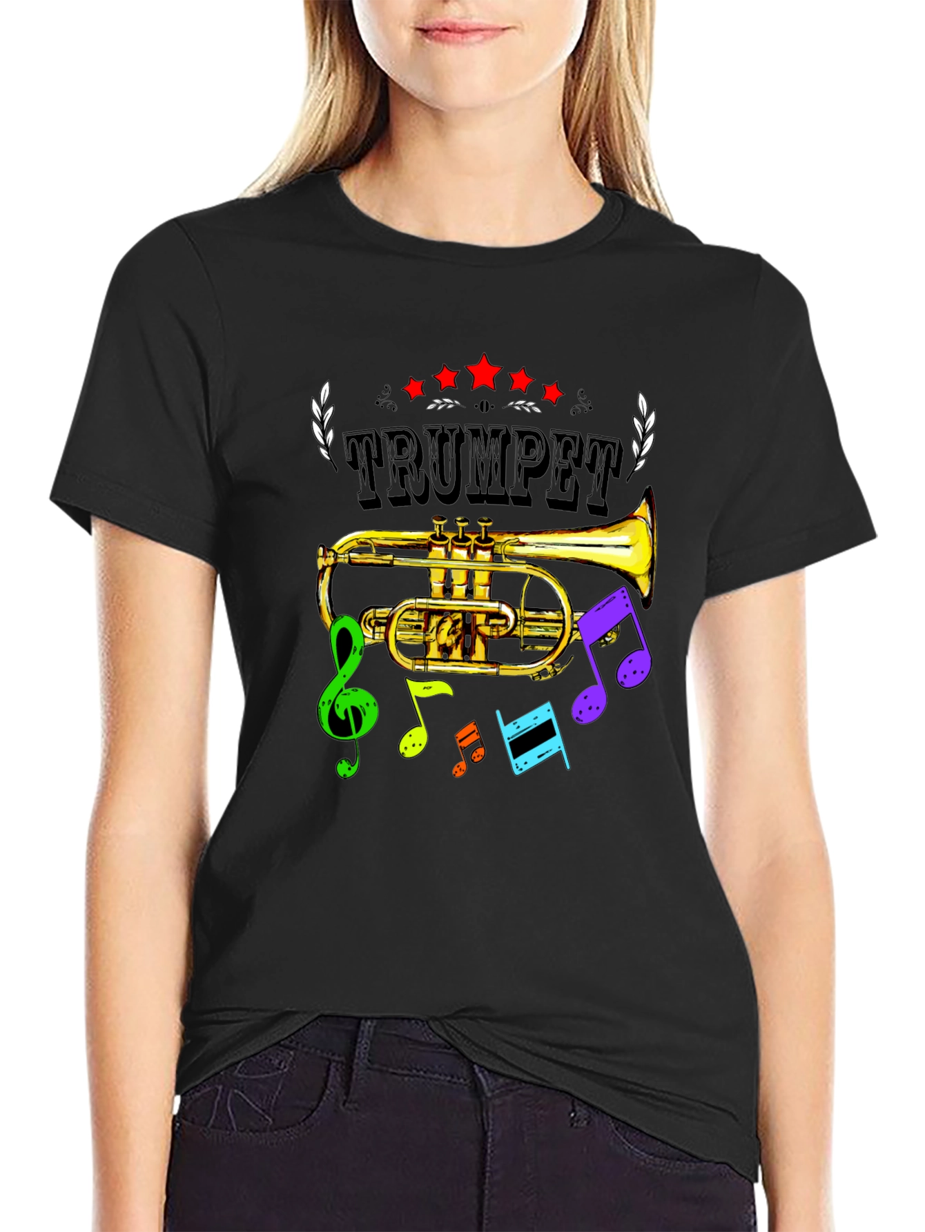 Trumpet Music Tee - Musicians Delight