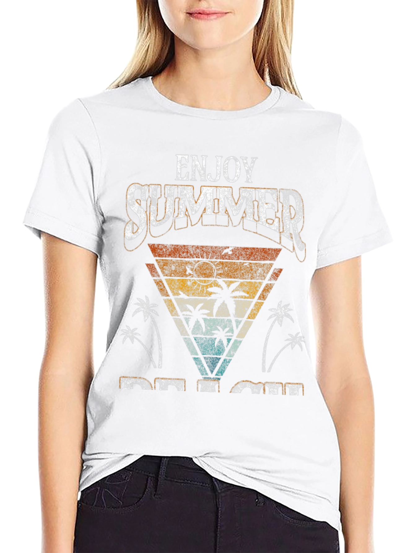 Enjoy Summer Graphic Tee - Vacation Vibes