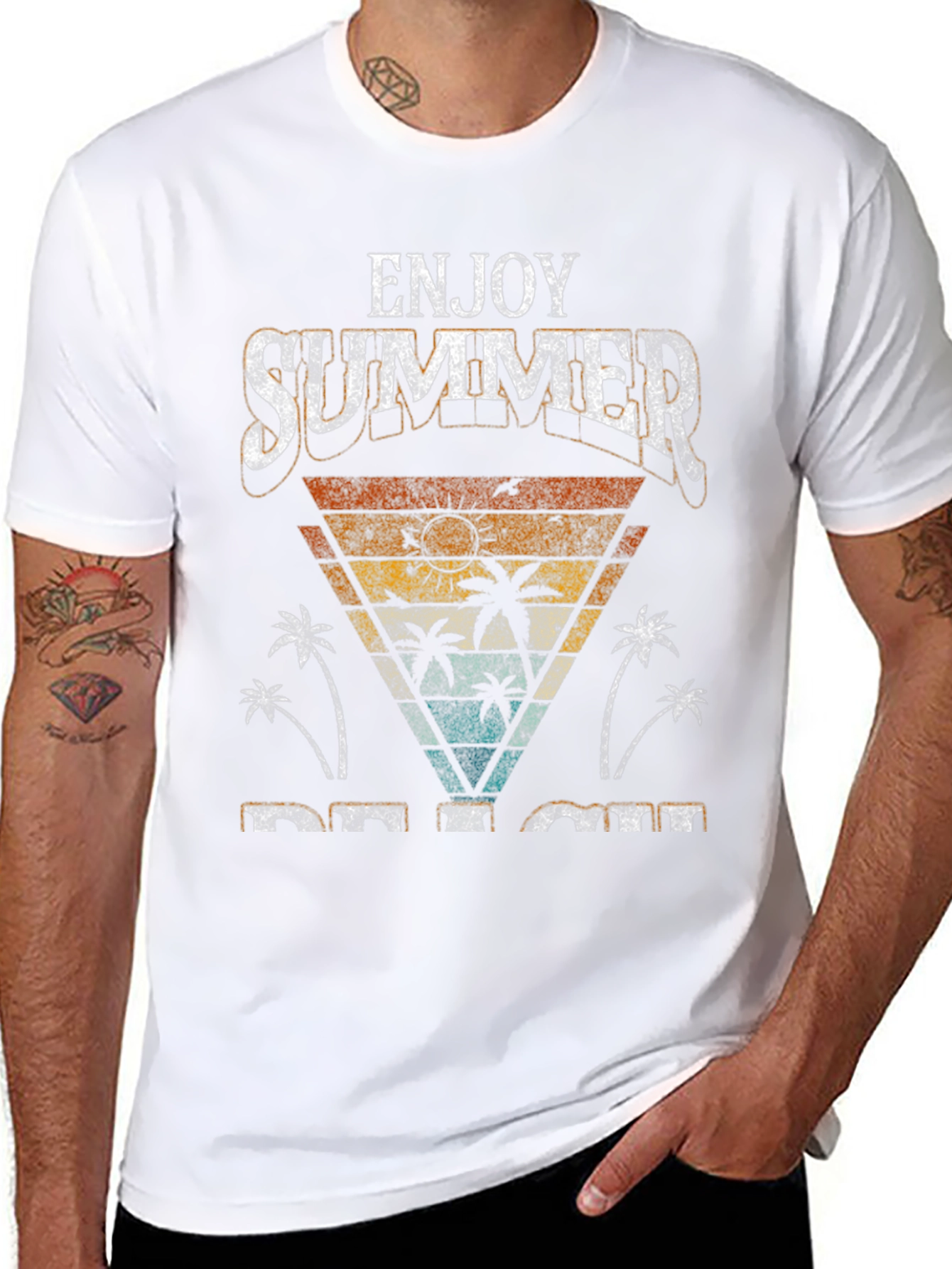 Enjoy Summer Graphic Tee - Vacation Vibes