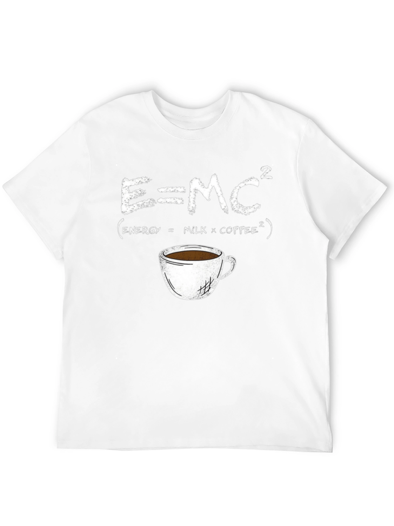 E=MC² Coffee T-Shirt - Funny Science Tee