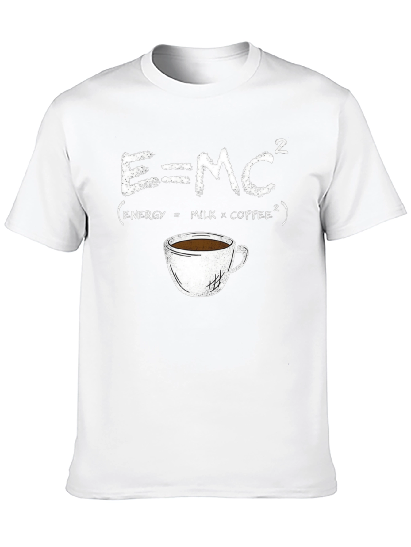 E=MC² Coffee T-Shirt - Funny Science Tee