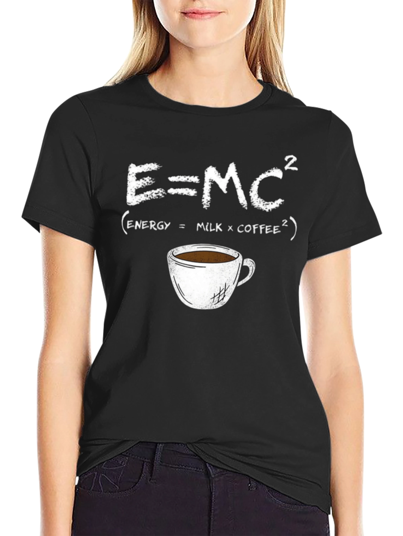 E=MC² Coffee T-Shirt - Funny Science Tee