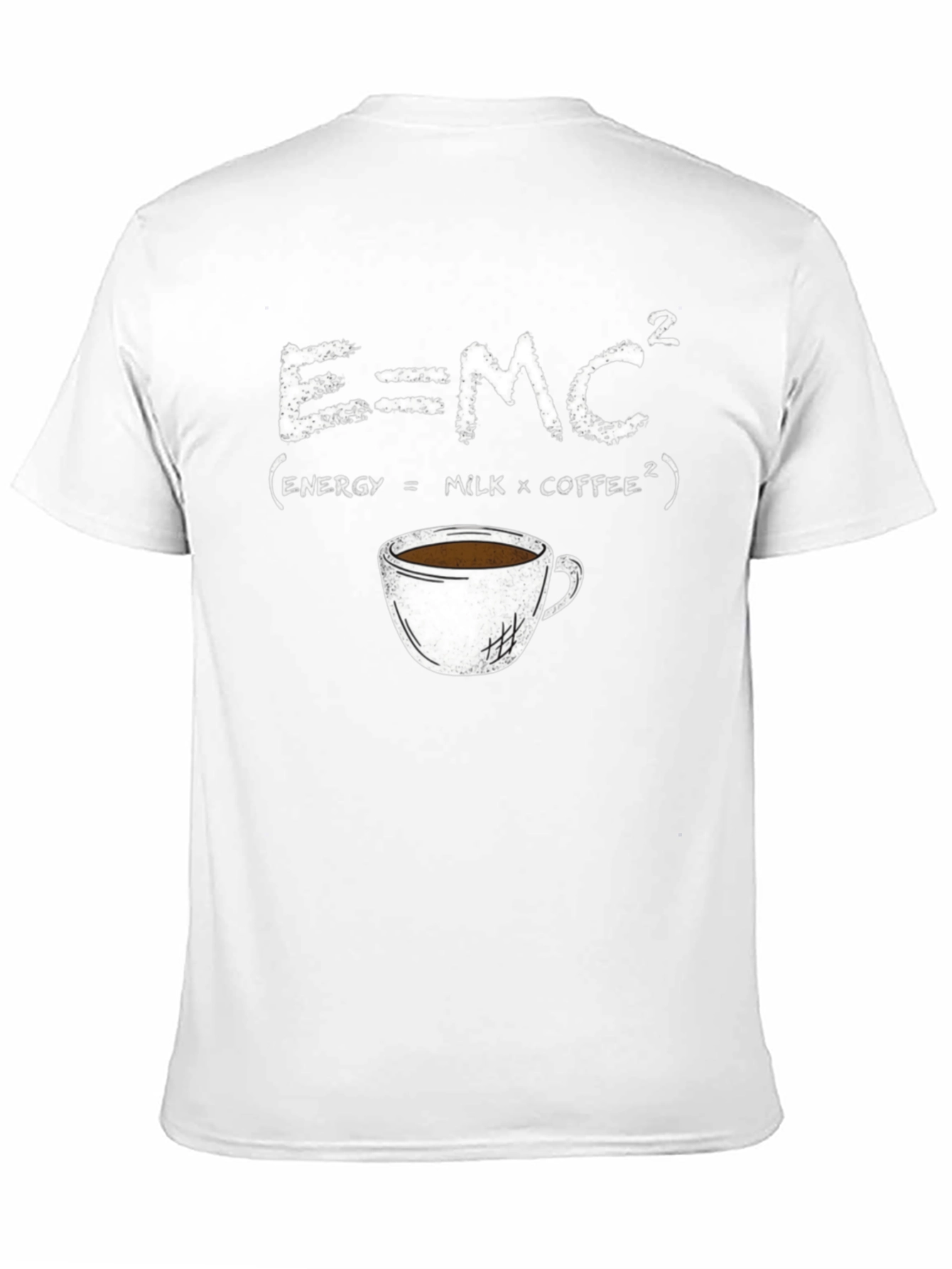 E=MC² Coffee T-Shirt - Funny Science Tee