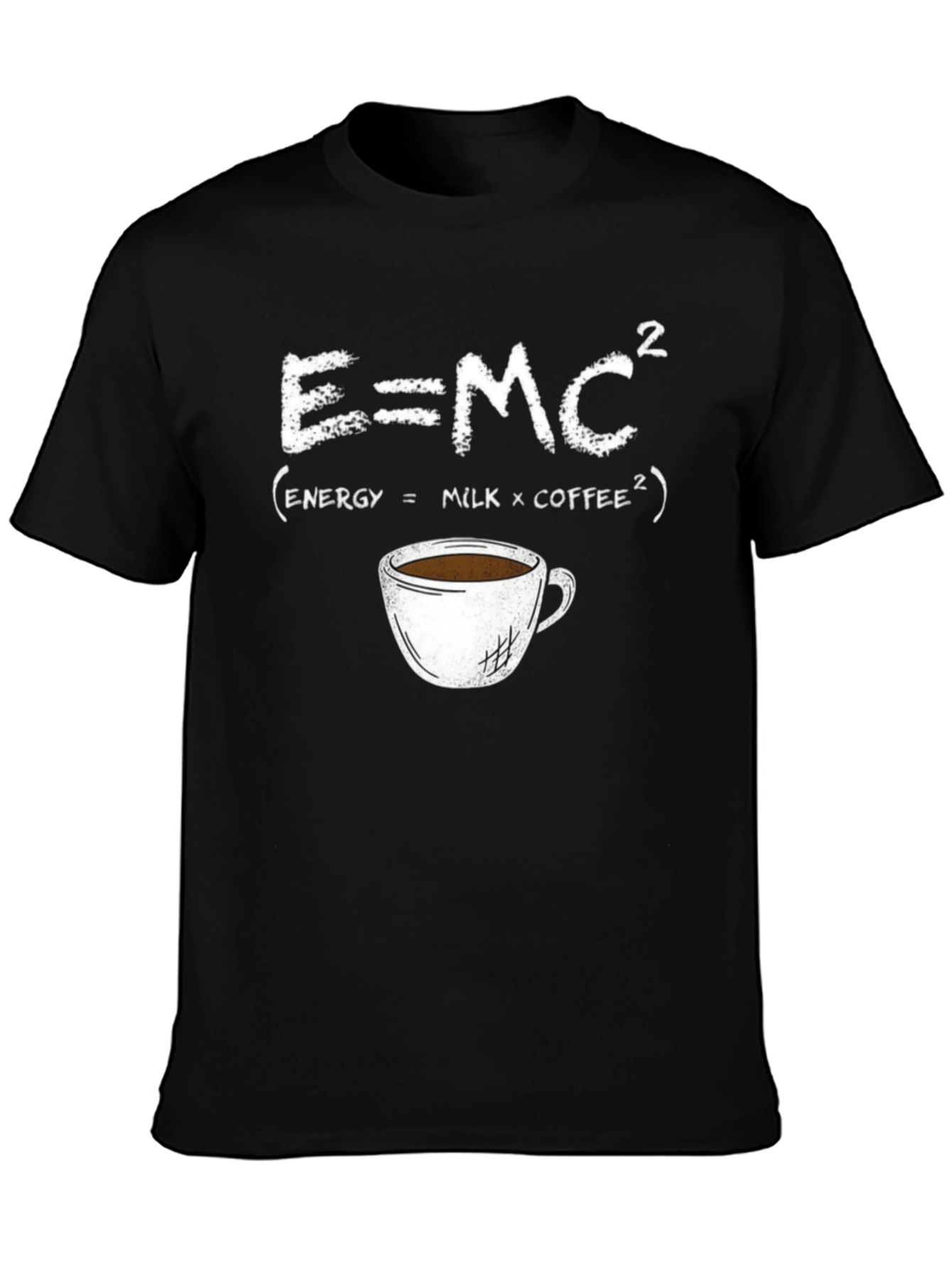 E=MC² Coffee T-Shirt - Funny Science Tee