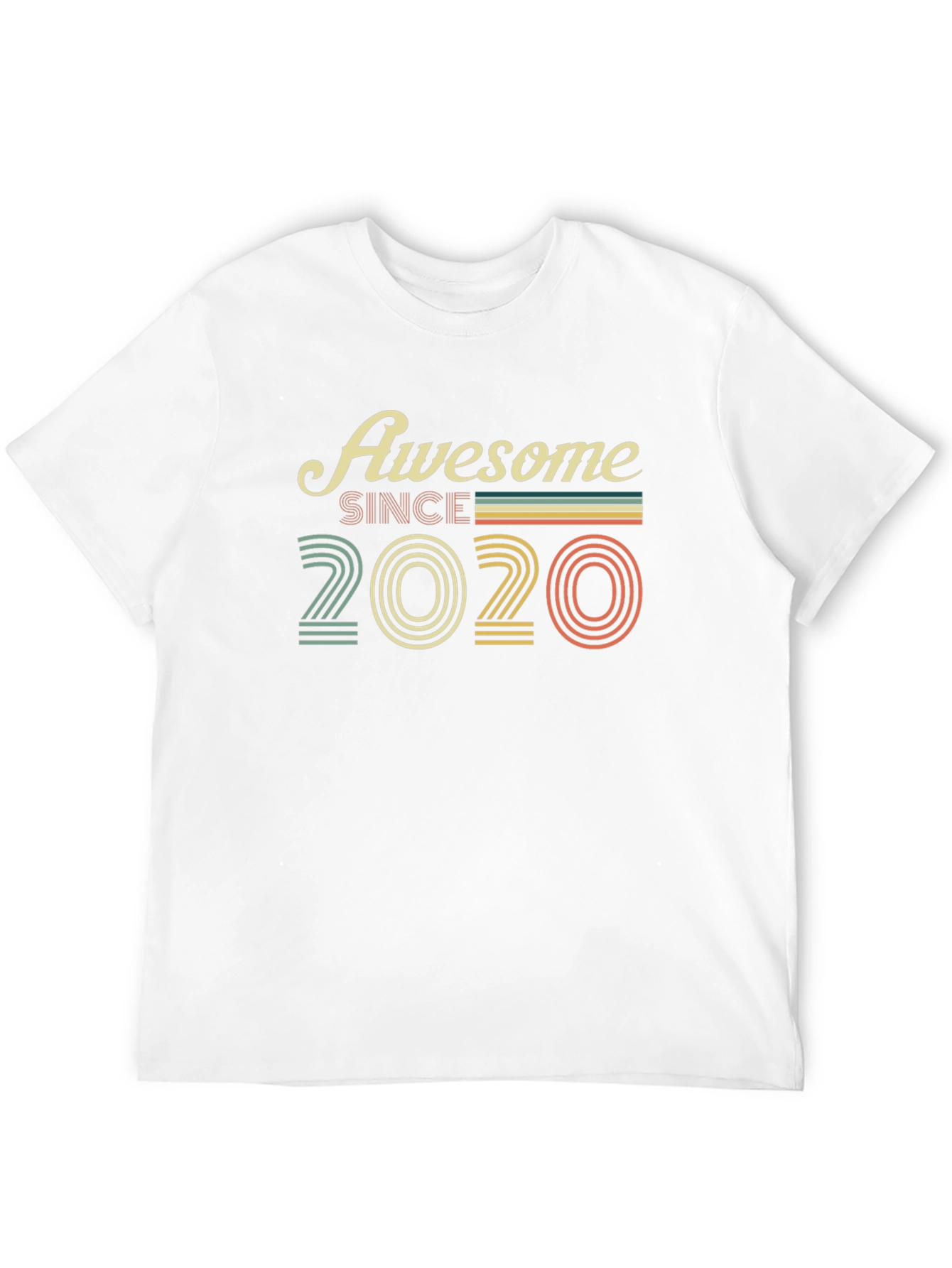Awesome Since 2020 Black T-Shirt