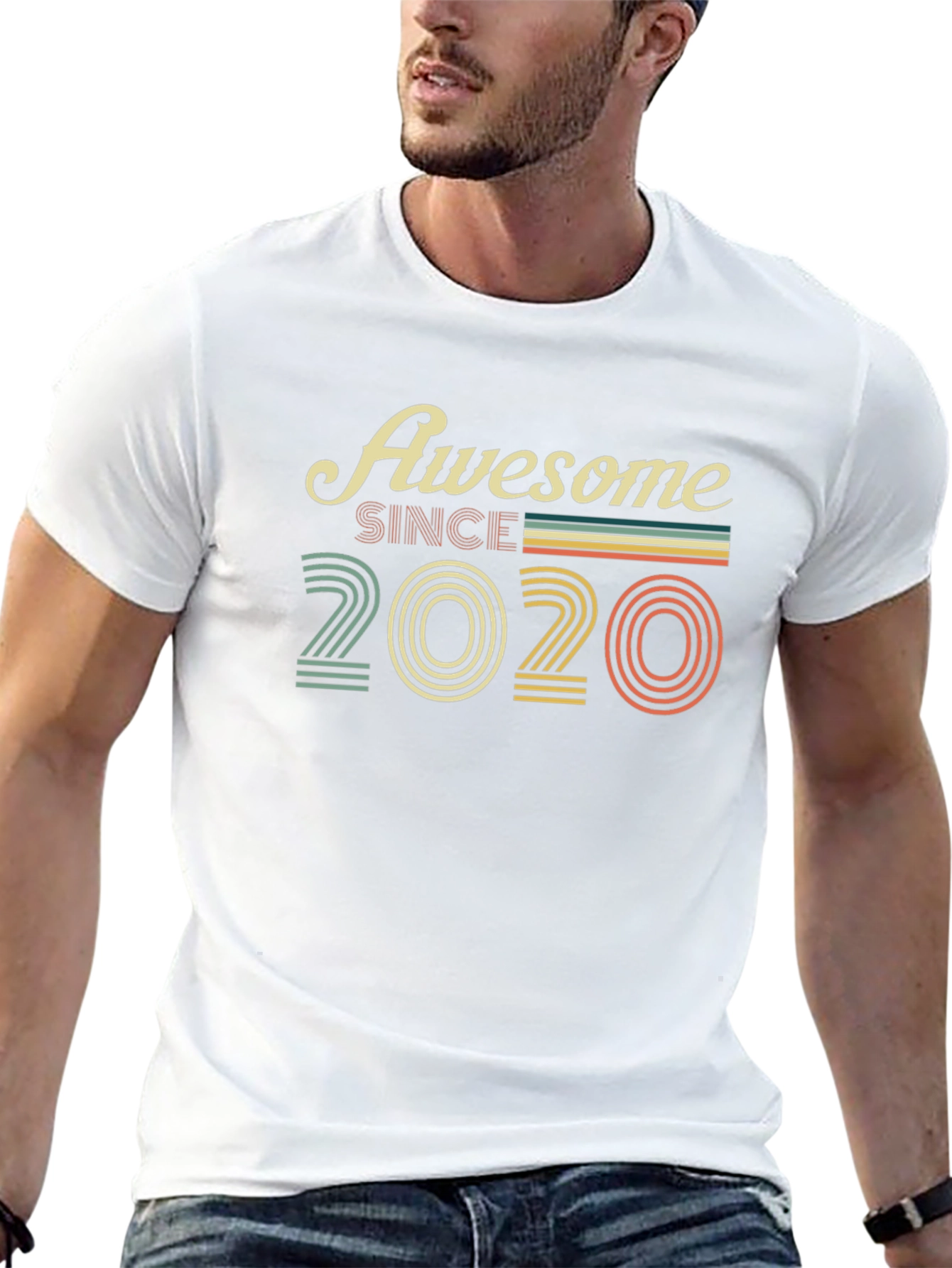 Awesome Since 2020 Black T-Shirt