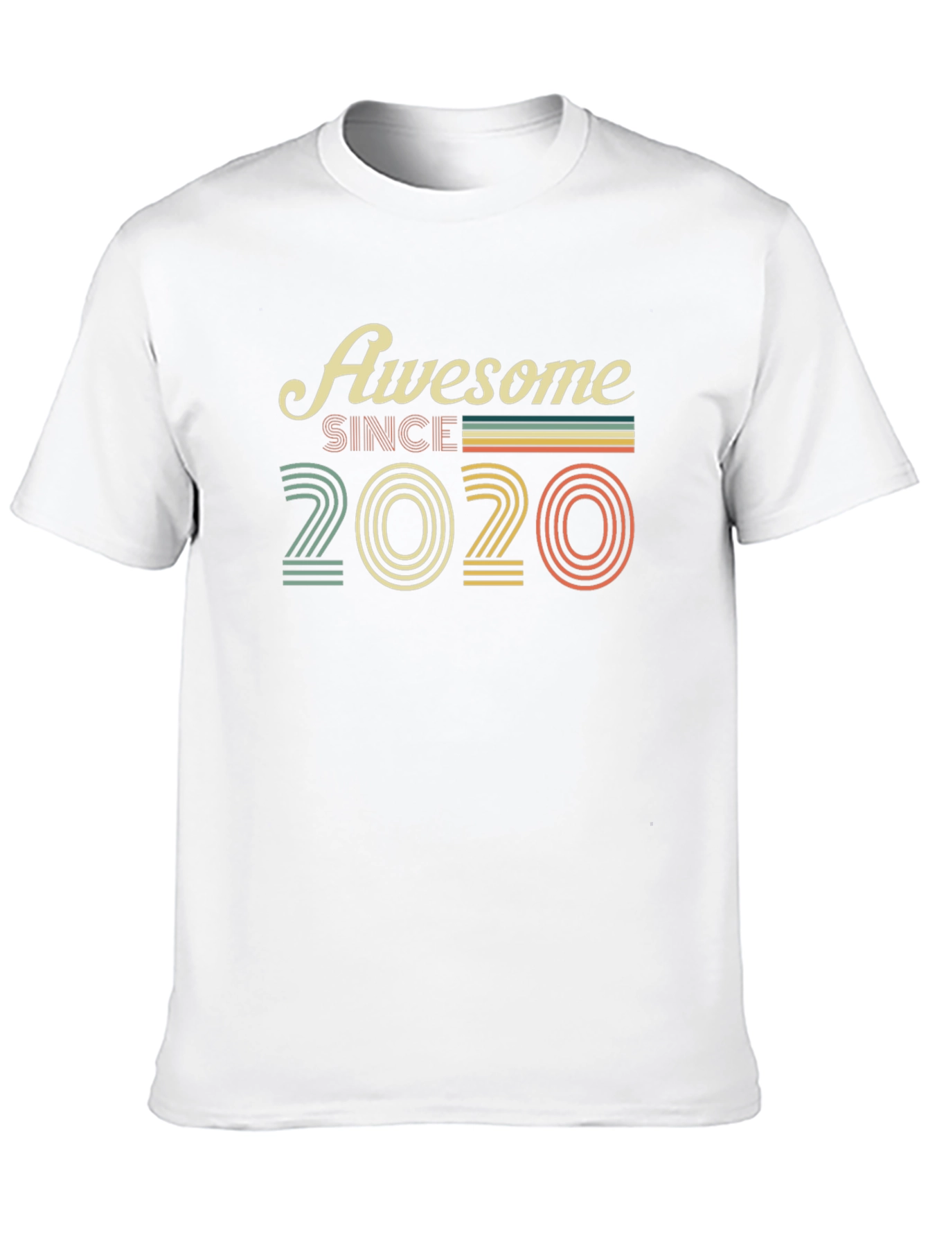 Awesome Since 2020 Black T-Shirt