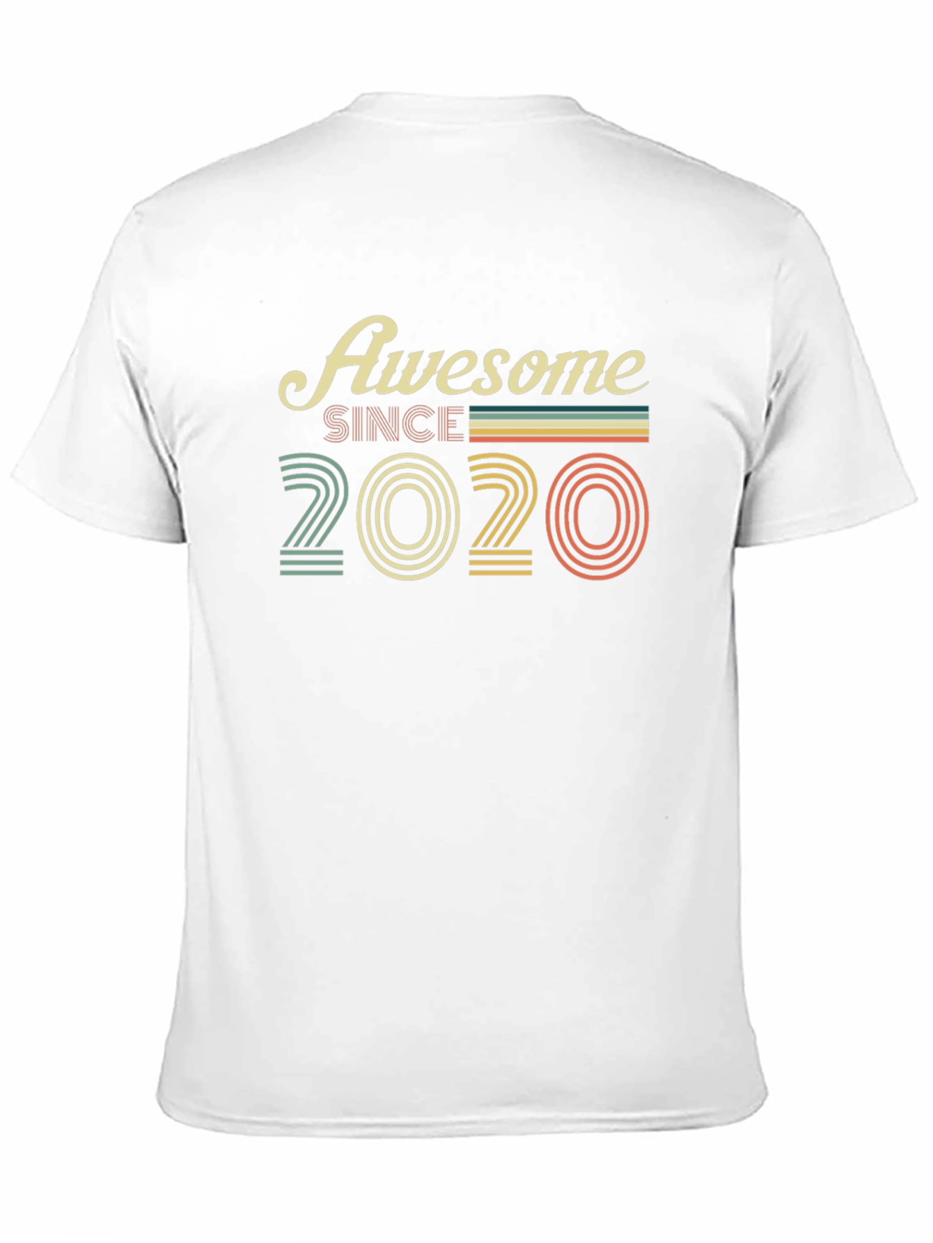 Awesome Since 2020 Black T-Shirt