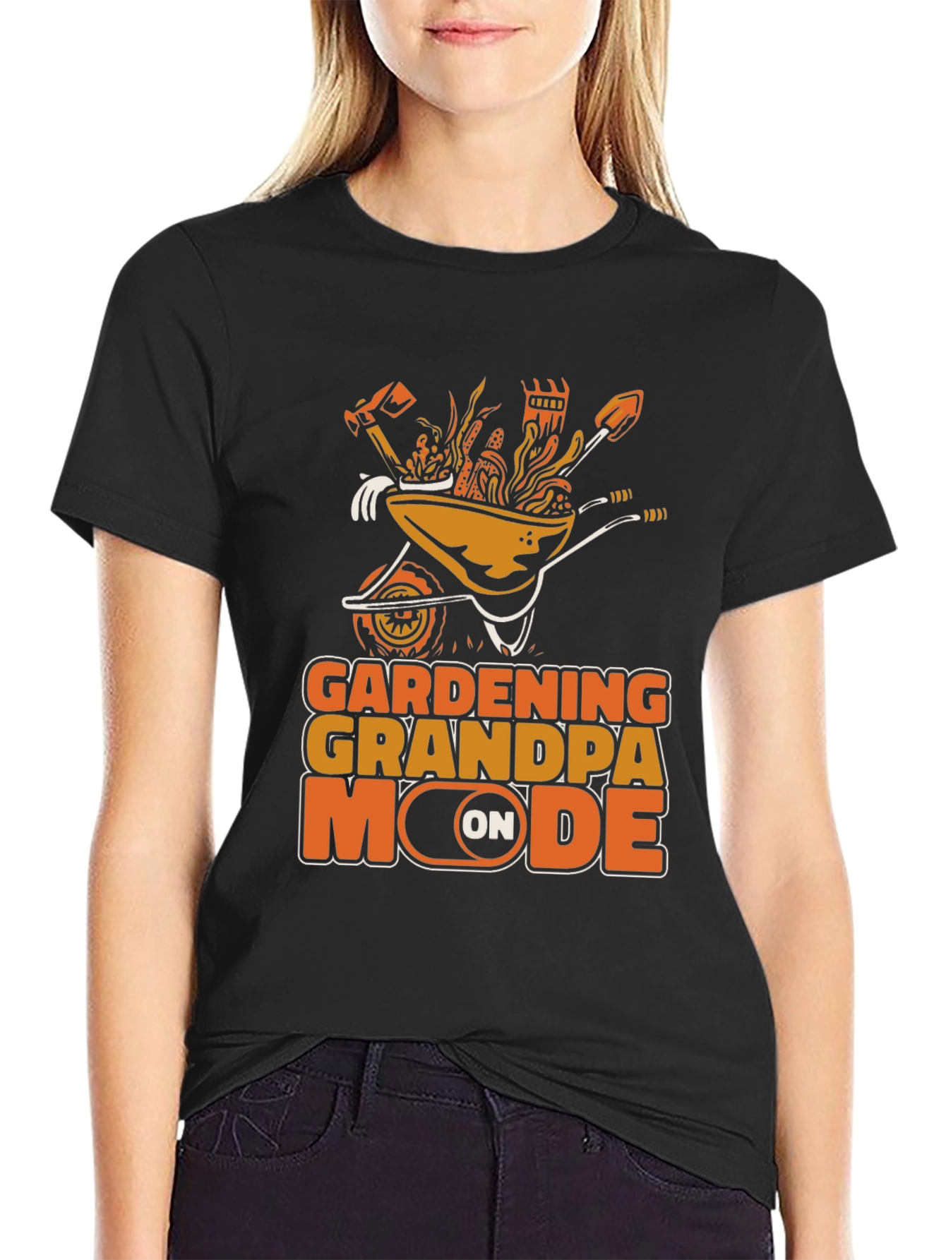 Gardening Grandpa Mode On T-Shirt