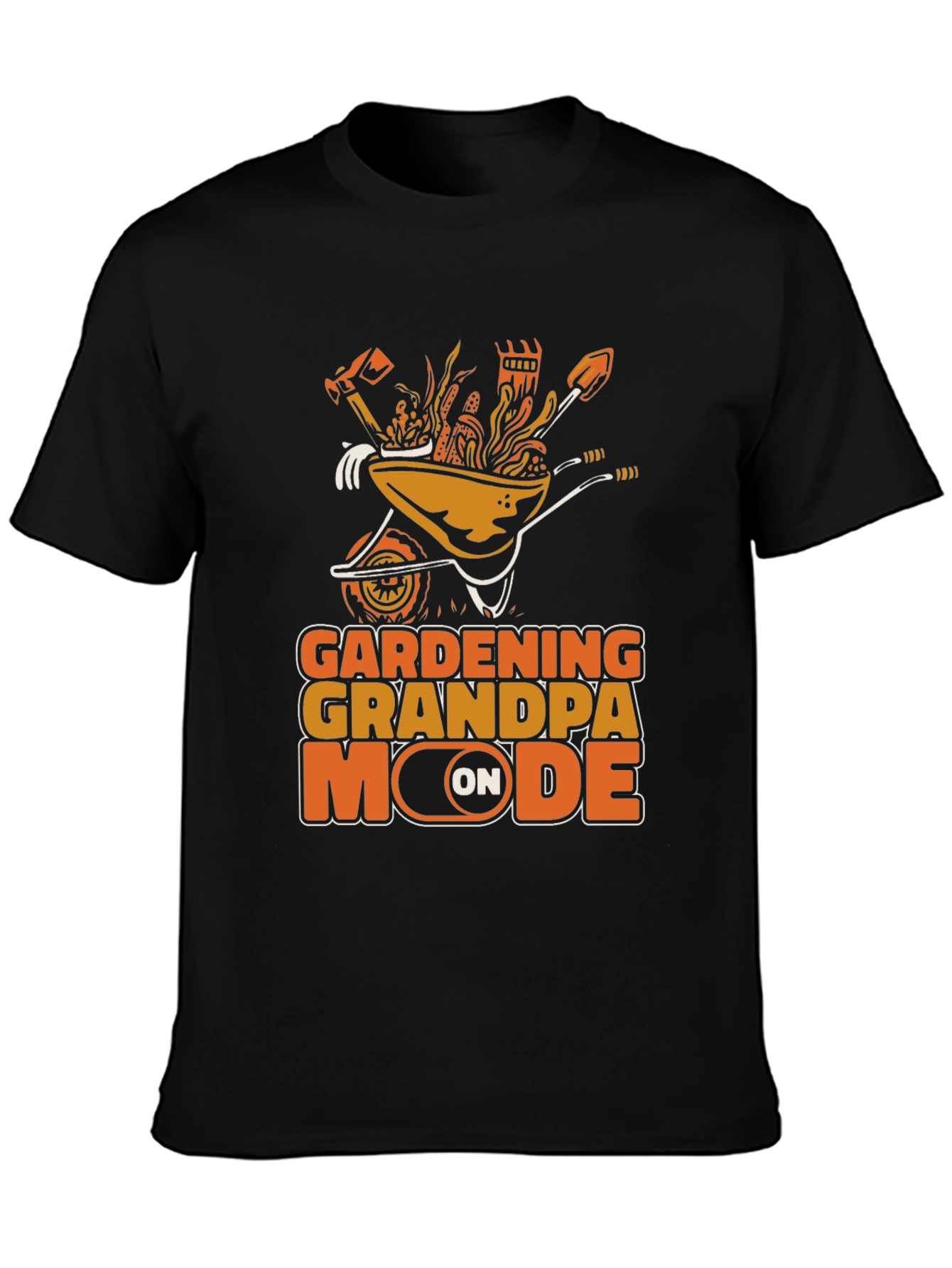 Gardening Grandpa Mode On T-Shirt