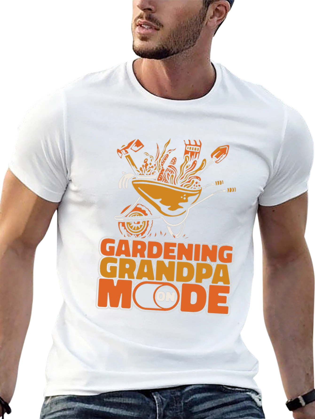 Gardening Grandpa Mode On T-Shirt