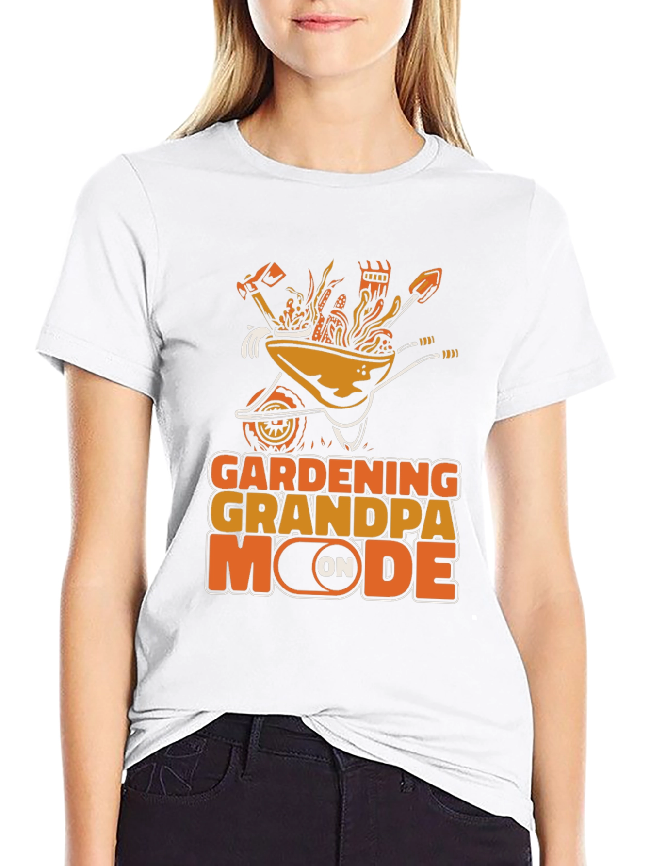 Gardening Grandpa Mode On T-Shirt