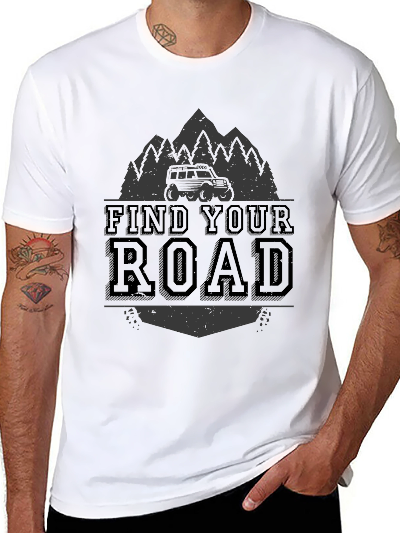 Find Your Road Tee - Adventure Awaits
