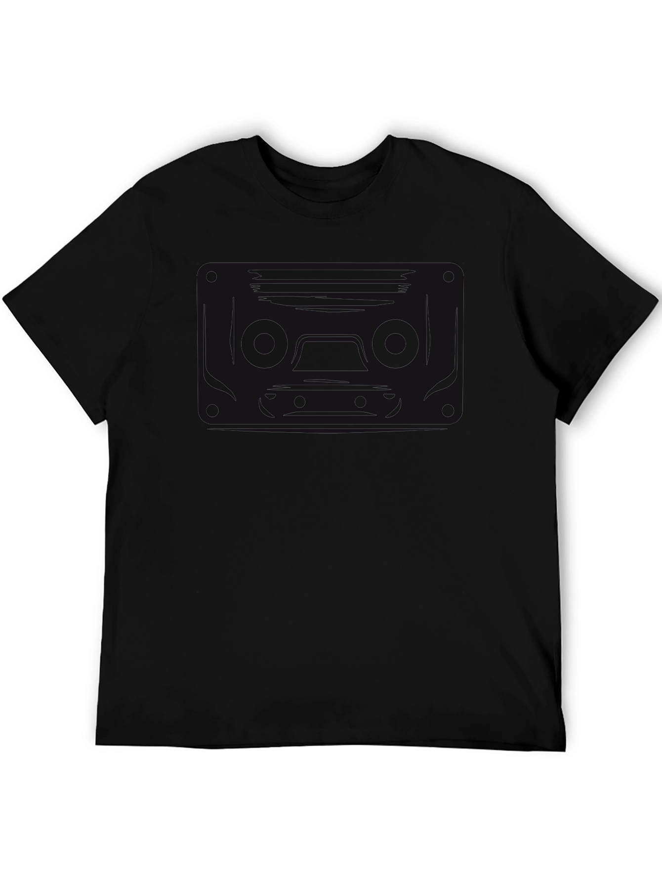 Plain Black Short Sleeve T-Shirt