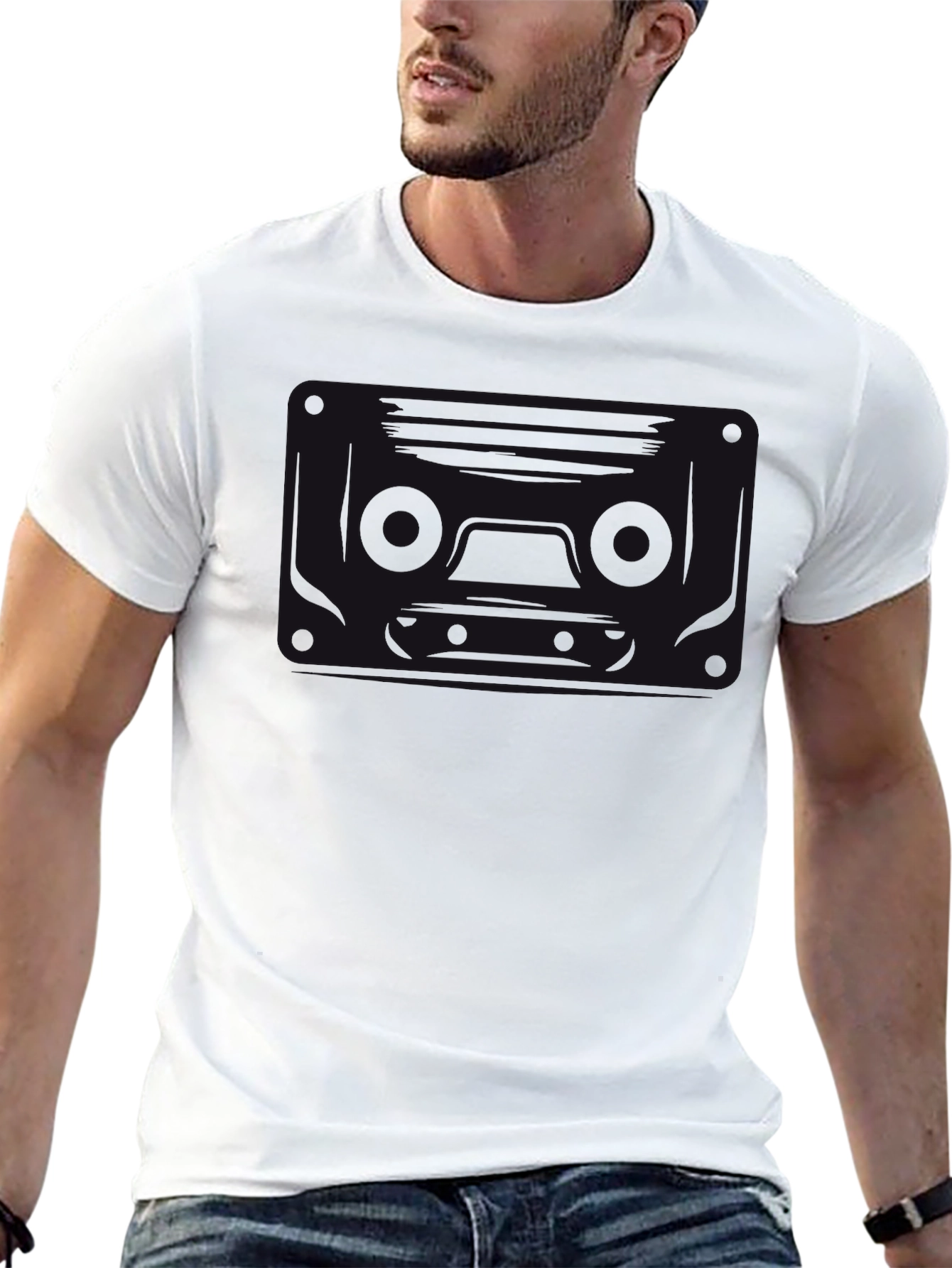 Plain Black Short Sleeve T-Shirt