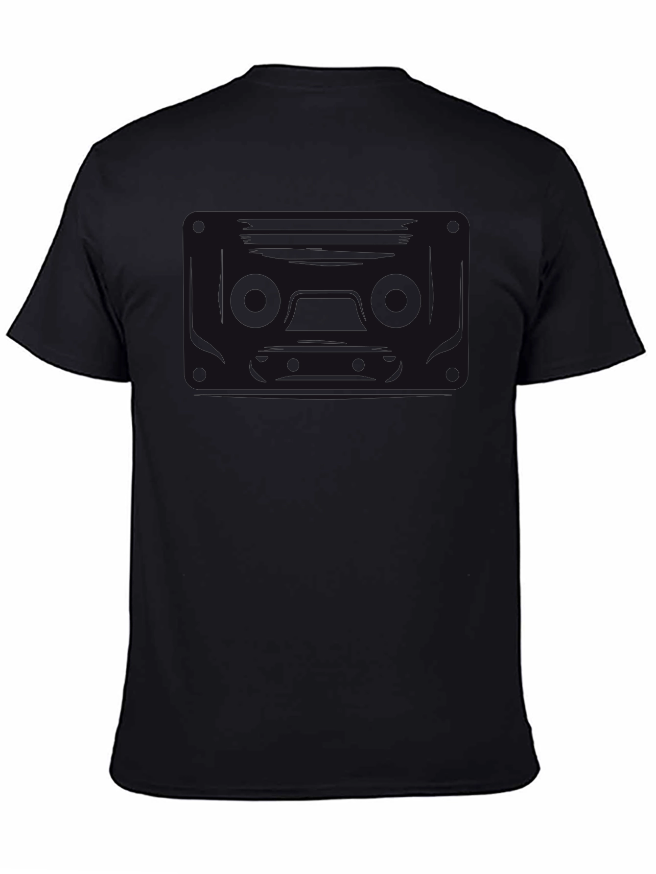 Plain Black Short Sleeve T-Shirt
