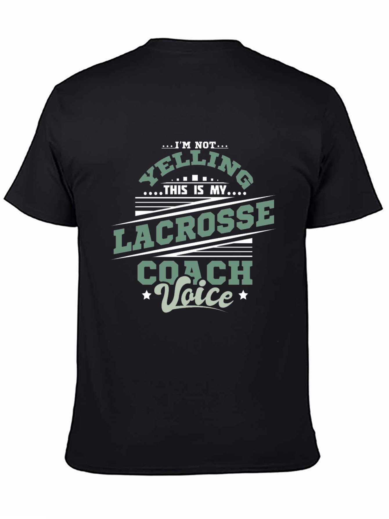 Lacrosse Coach Voice T-Shirt - Novelty Tee