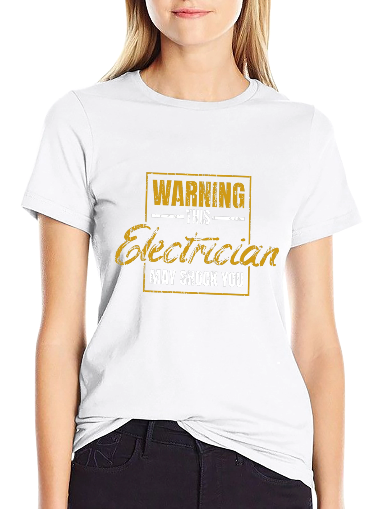 Electrician Warning T-Shirt - May Shock You!
