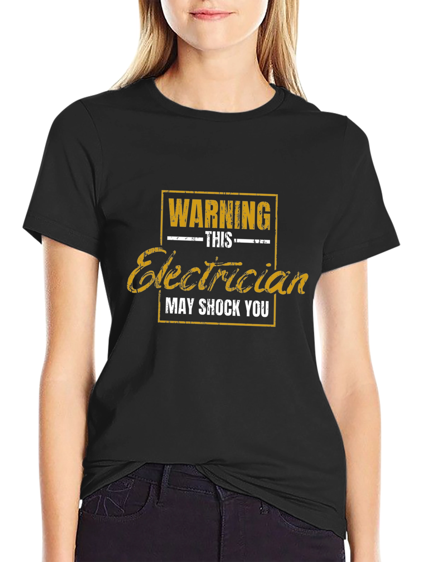 Electrician Warning T-Shirt - May Shock You!