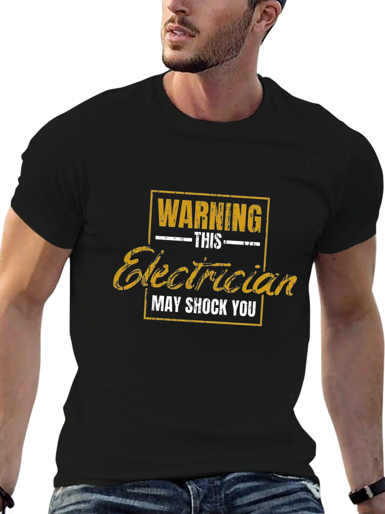 Electrician Warning T-Shirt - May Shock You!