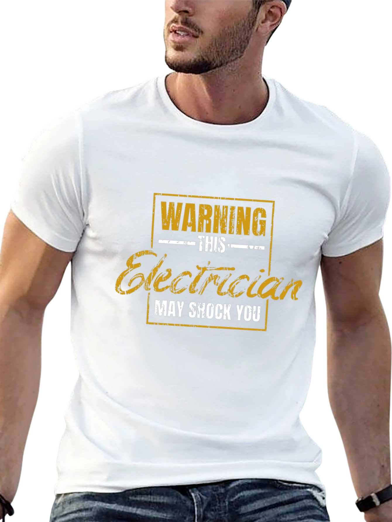 Electrician Warning T-Shirt - May Shock You!