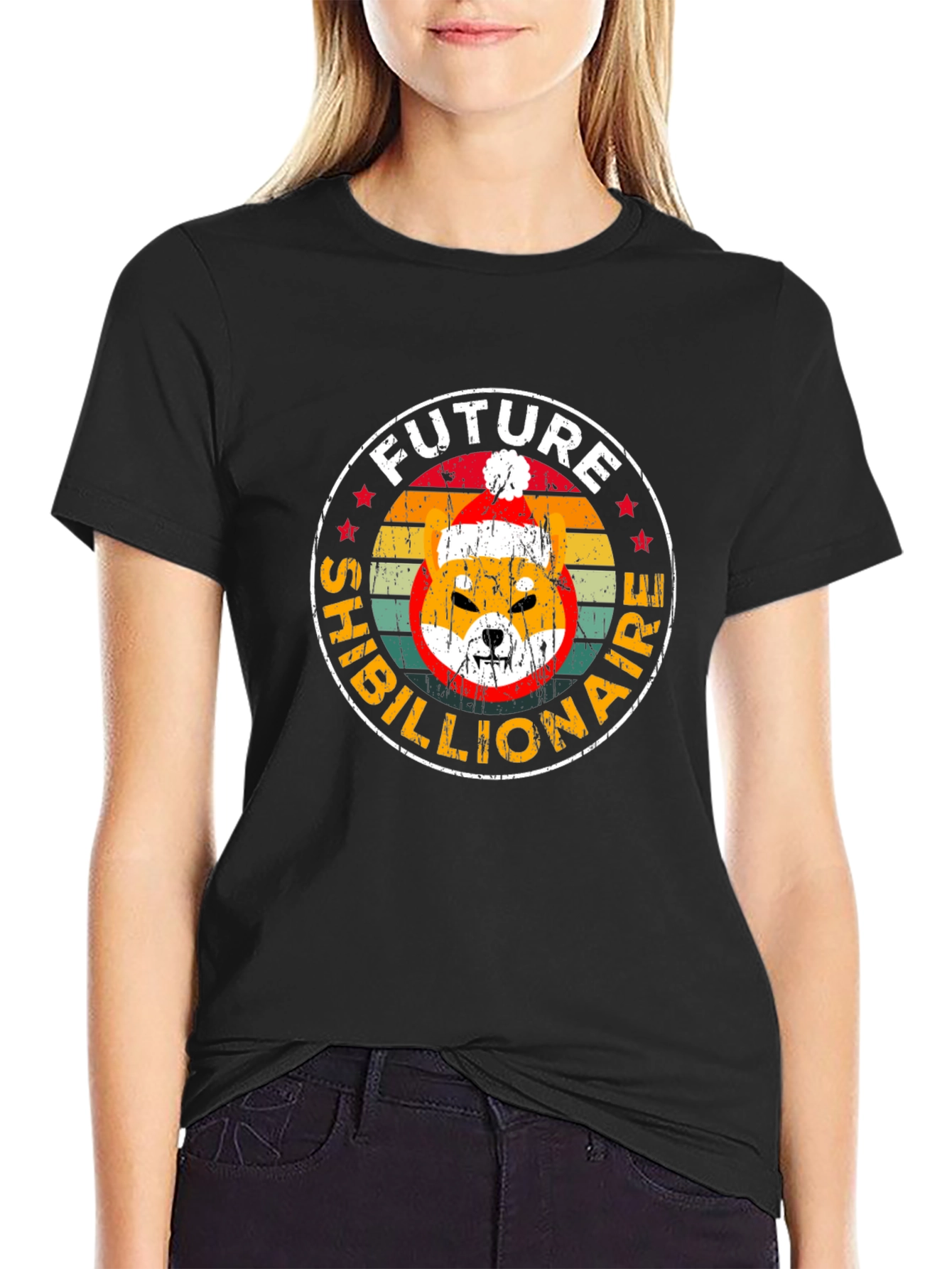 Future Shibillionaire Shiba Inu Graphic Tee