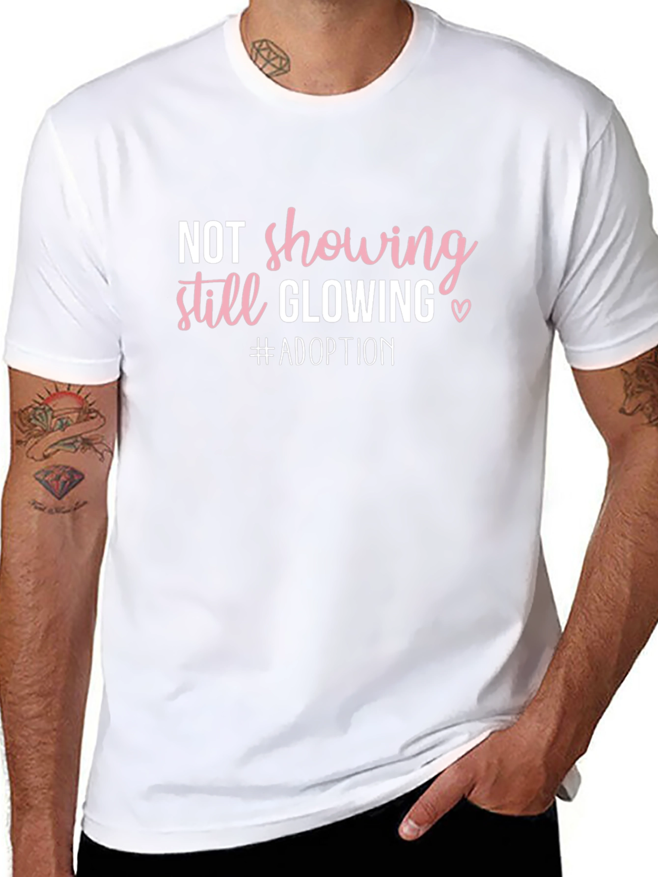 Adoption T-Shirt Not Showing Still Glowing