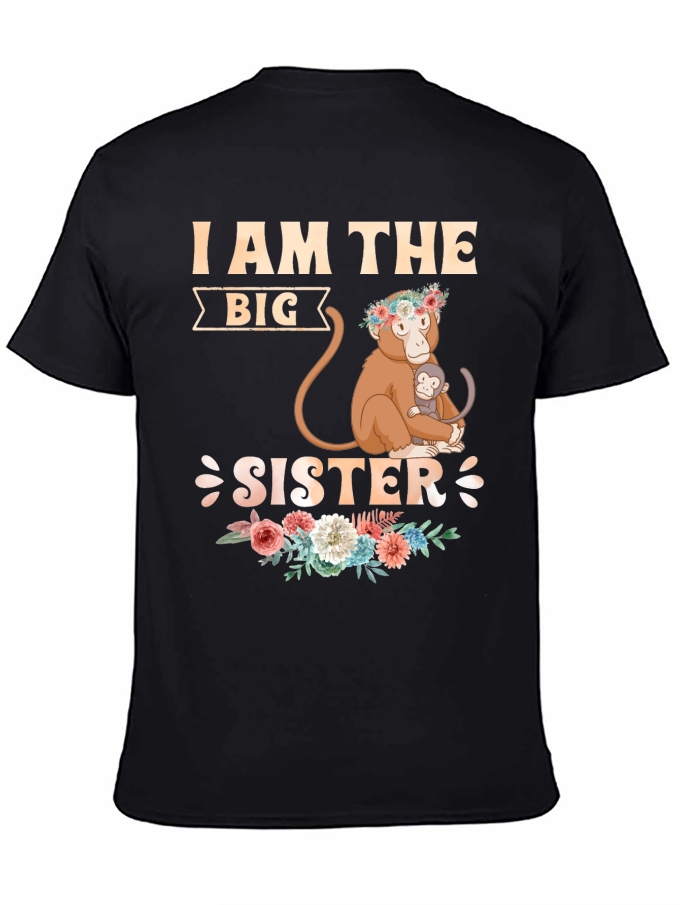 I Am The Big Sister Monkey Graphic Tee