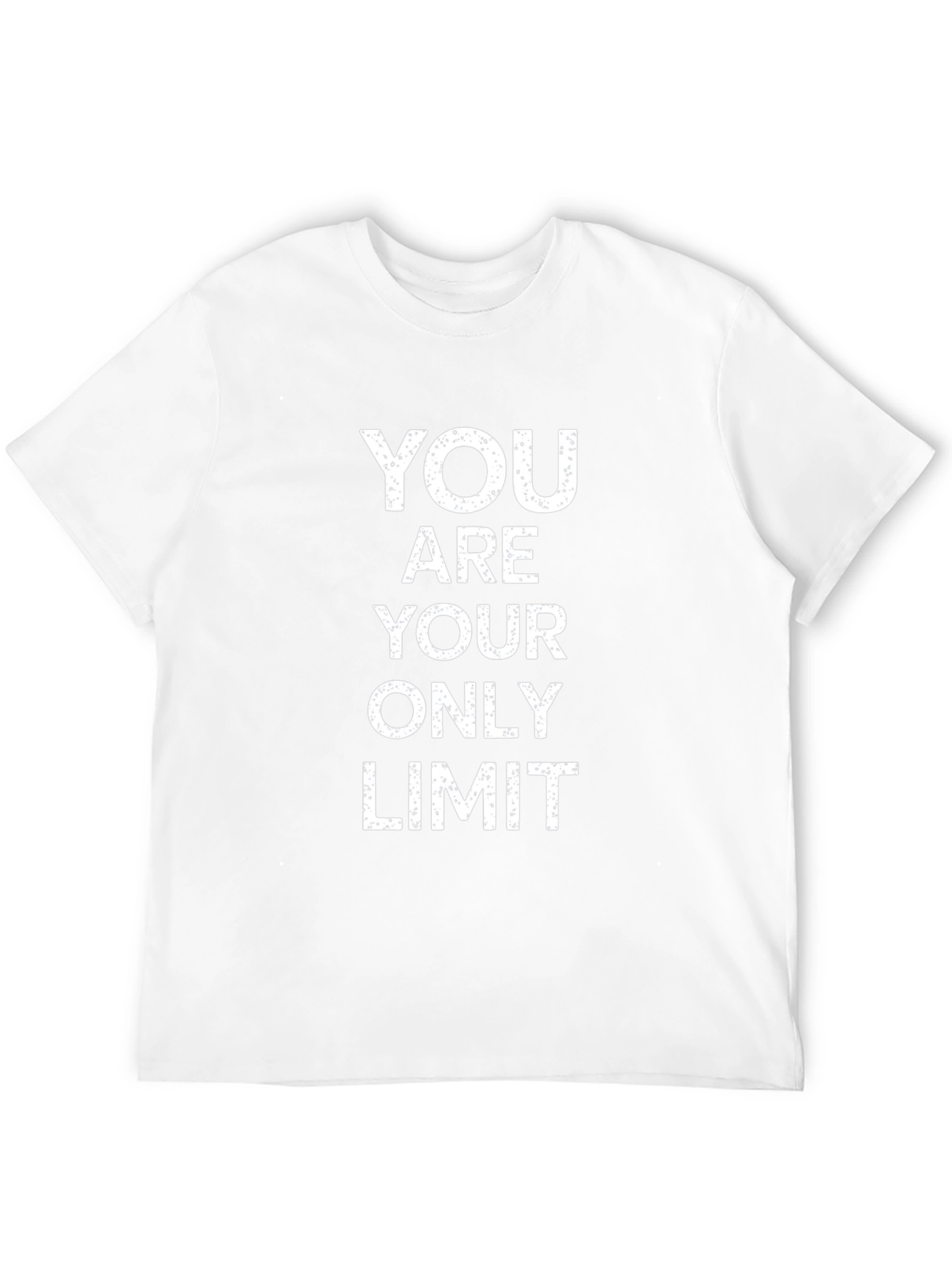 Motivational T-Shirt: You Are Your Only Limit - Black