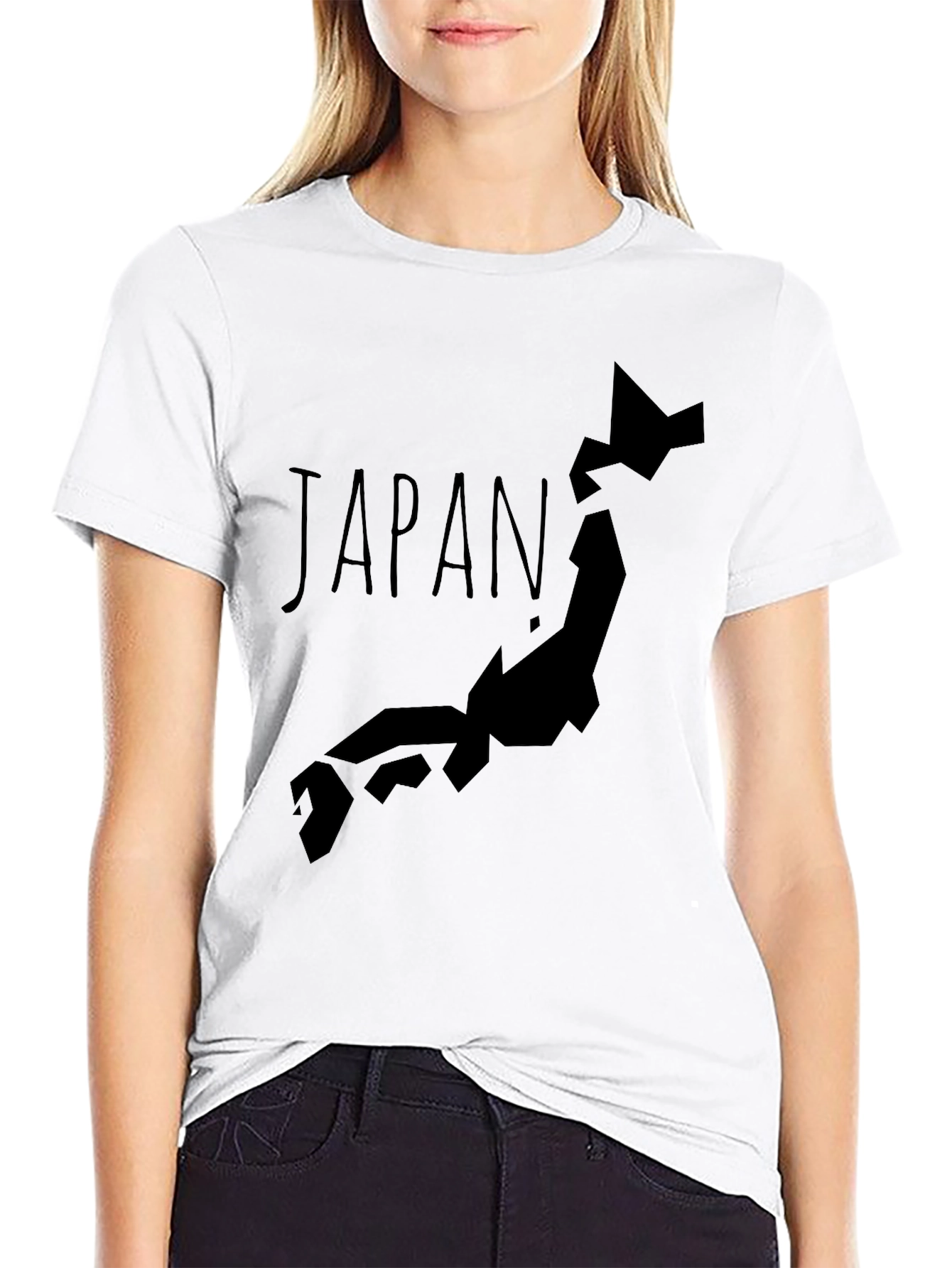 Japan Map Graphic T-Shirt
