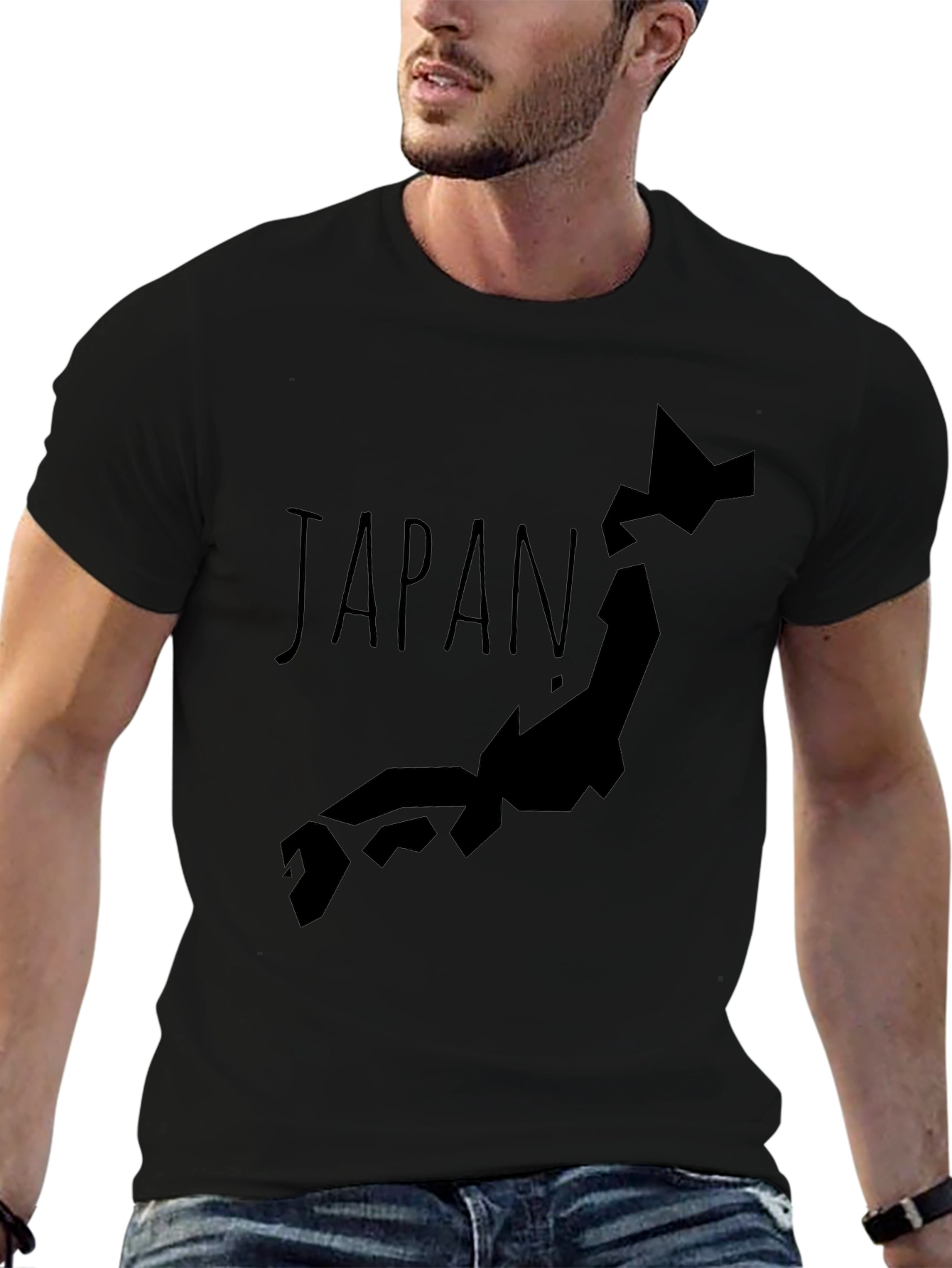 Japan Map Graphic T-Shirt