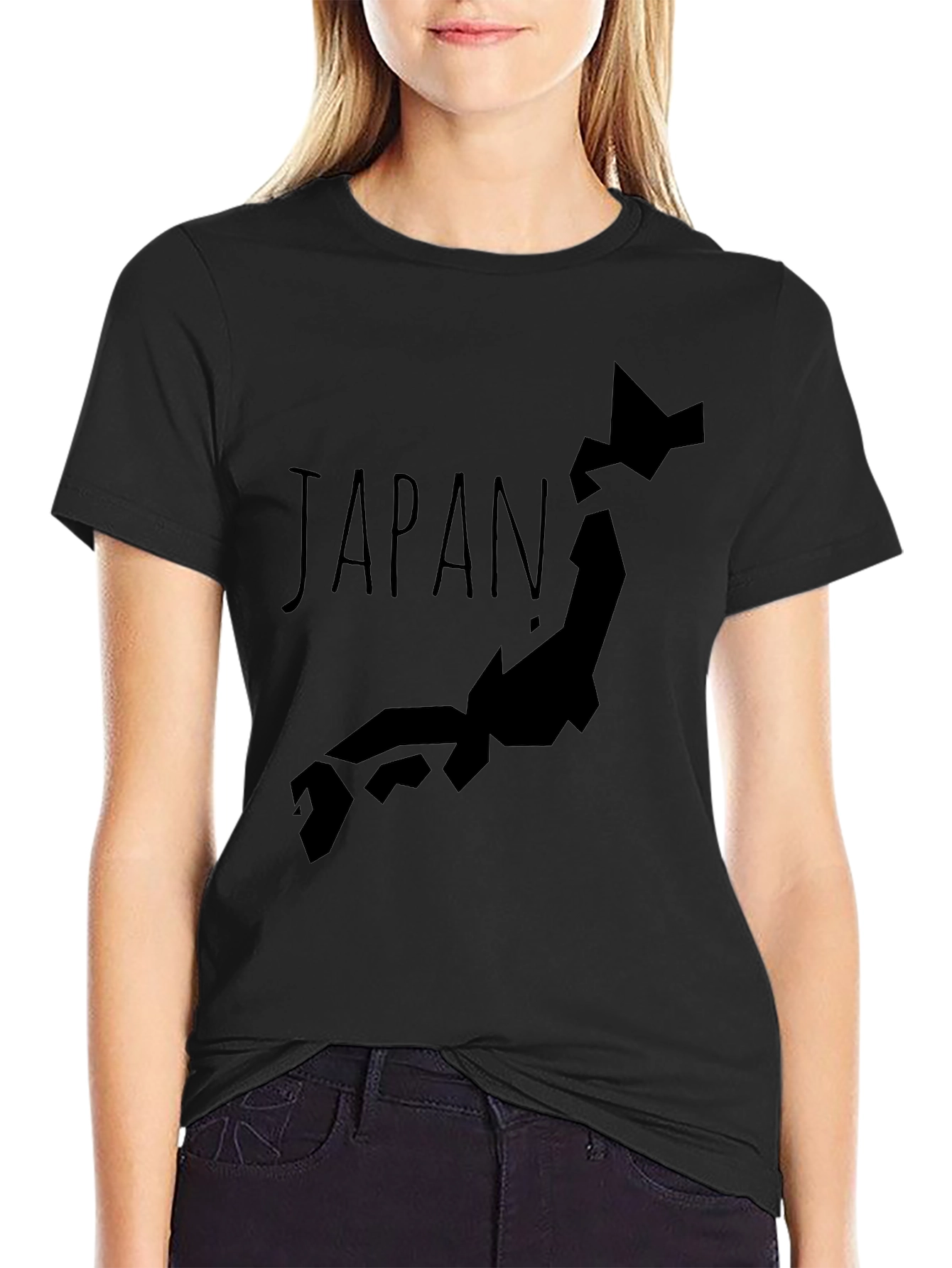 Japan Map Graphic T-Shirt